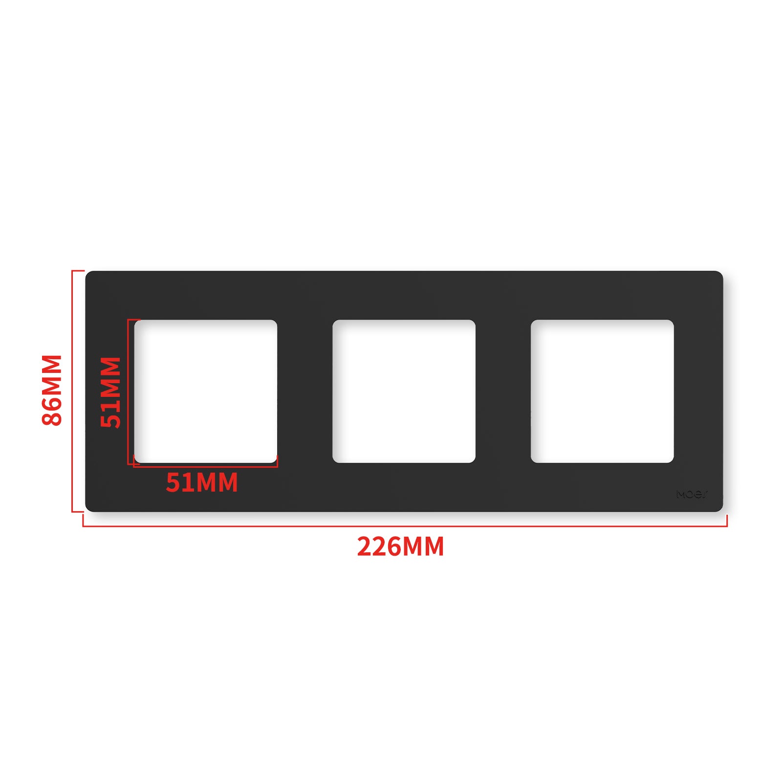 MOES 2nd Star Ring Smart ZigBee3.0 Push Button Light Switch Embedded Touch Switch & 2-4Gang Panel EU、mySite、fannypackpong