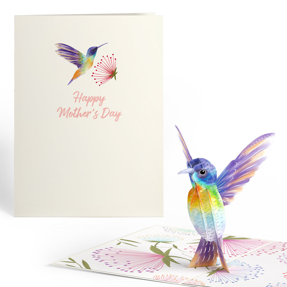 Mother's Day Hummingbird Pop-Up Card、mySite、solidvoid