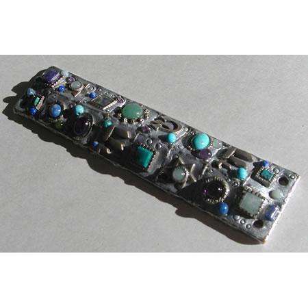 Michal Golan Amethyst, Sodalite, Turquoise Mezuzah、mySite、topwebapps