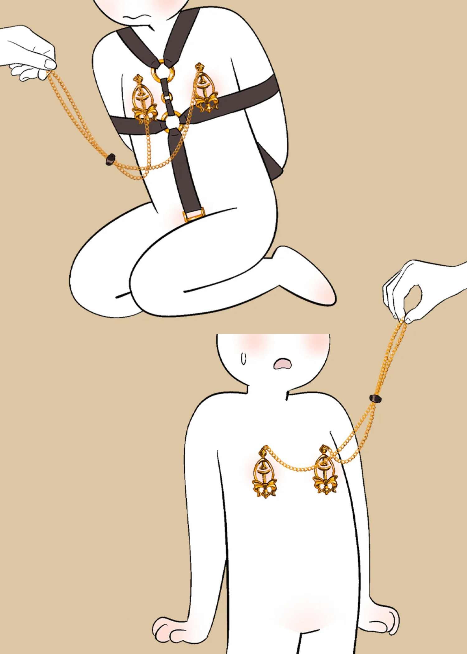  Pulling Chain Nipple Clamps、mySite、justintrudeaud