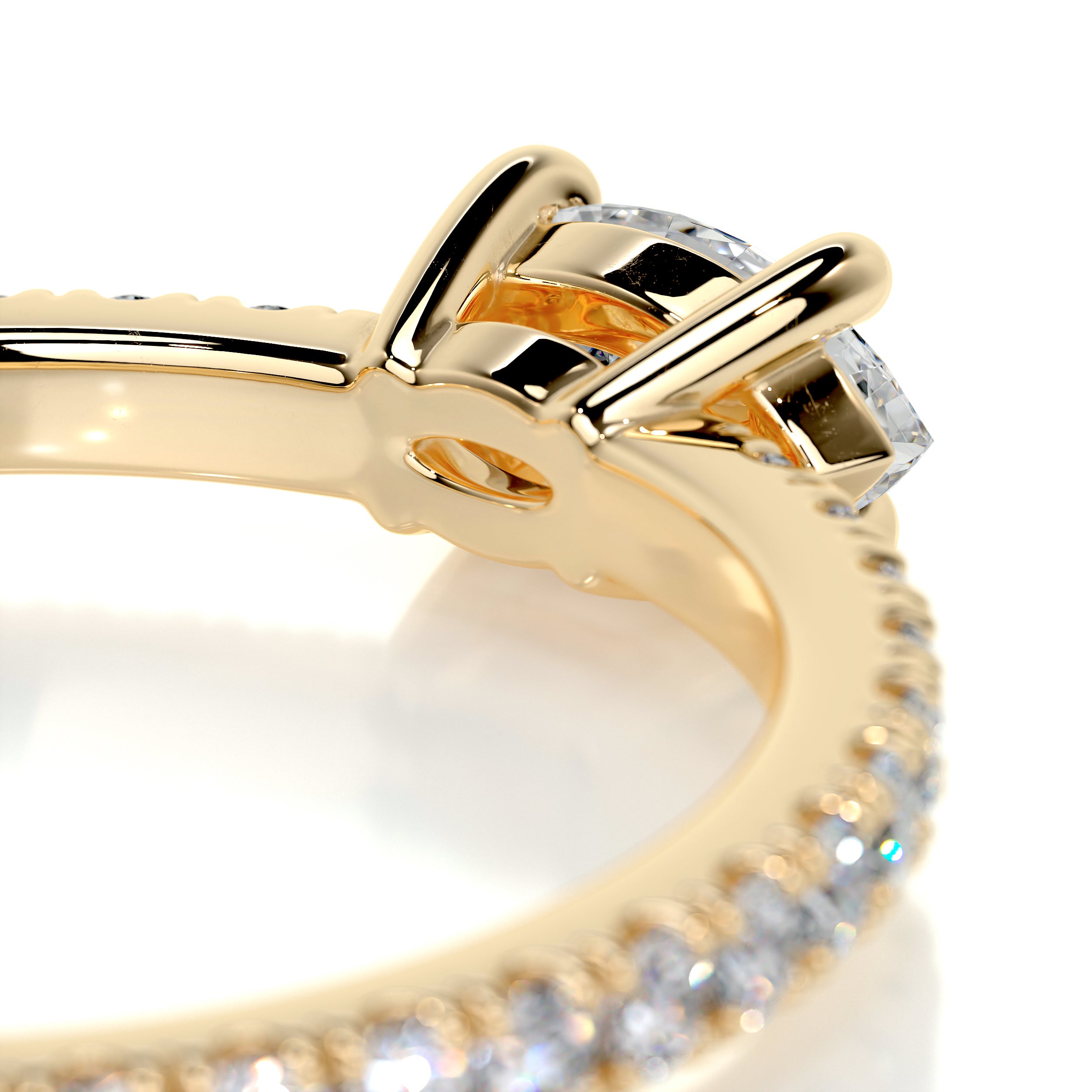 Chloe Marquise Stacking Ring (0.60 Carat) -18K Yellow Gold、mySite、hinf8tx79