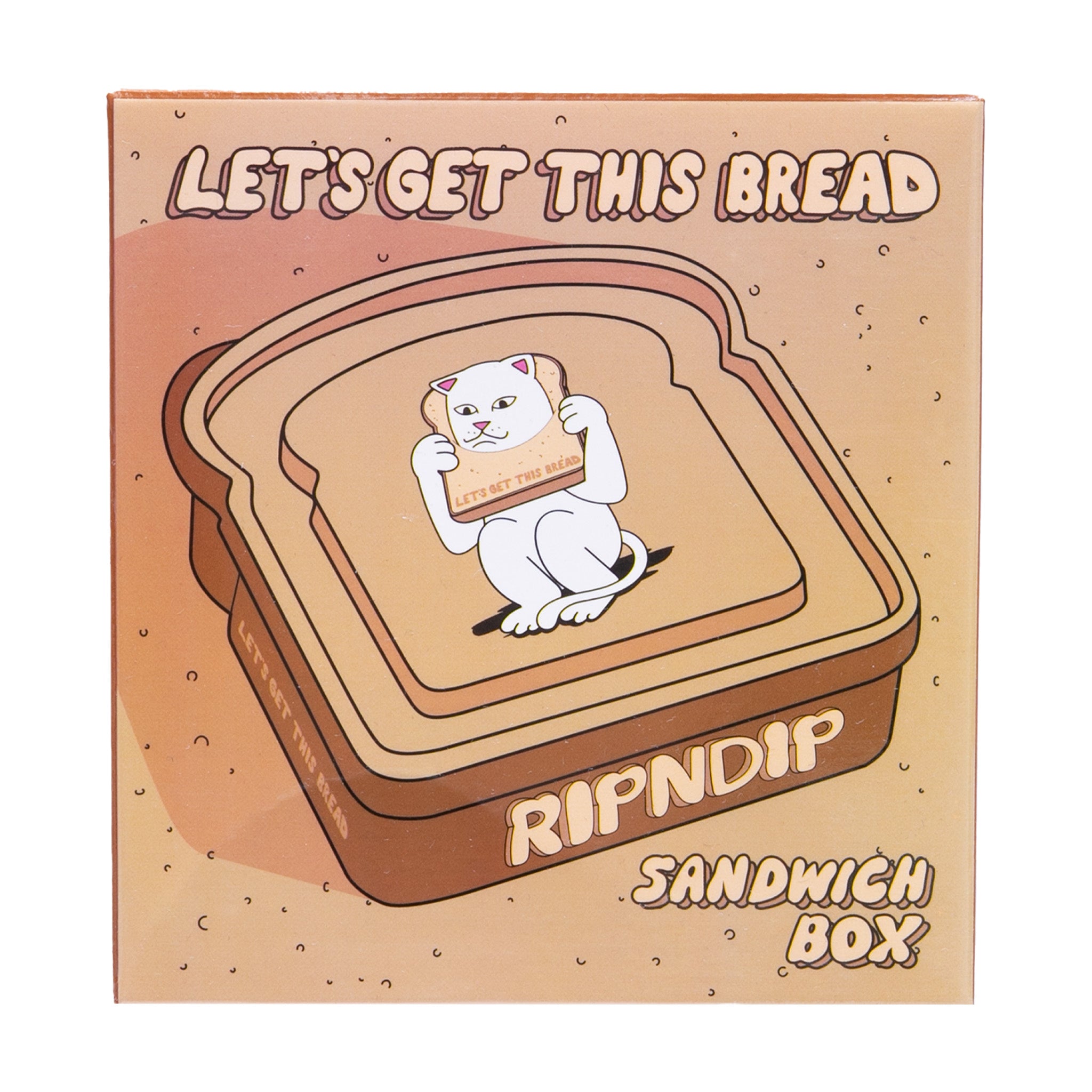  Lets Get This Bread Sandwich Box (Brown)、mySite、merchandisen