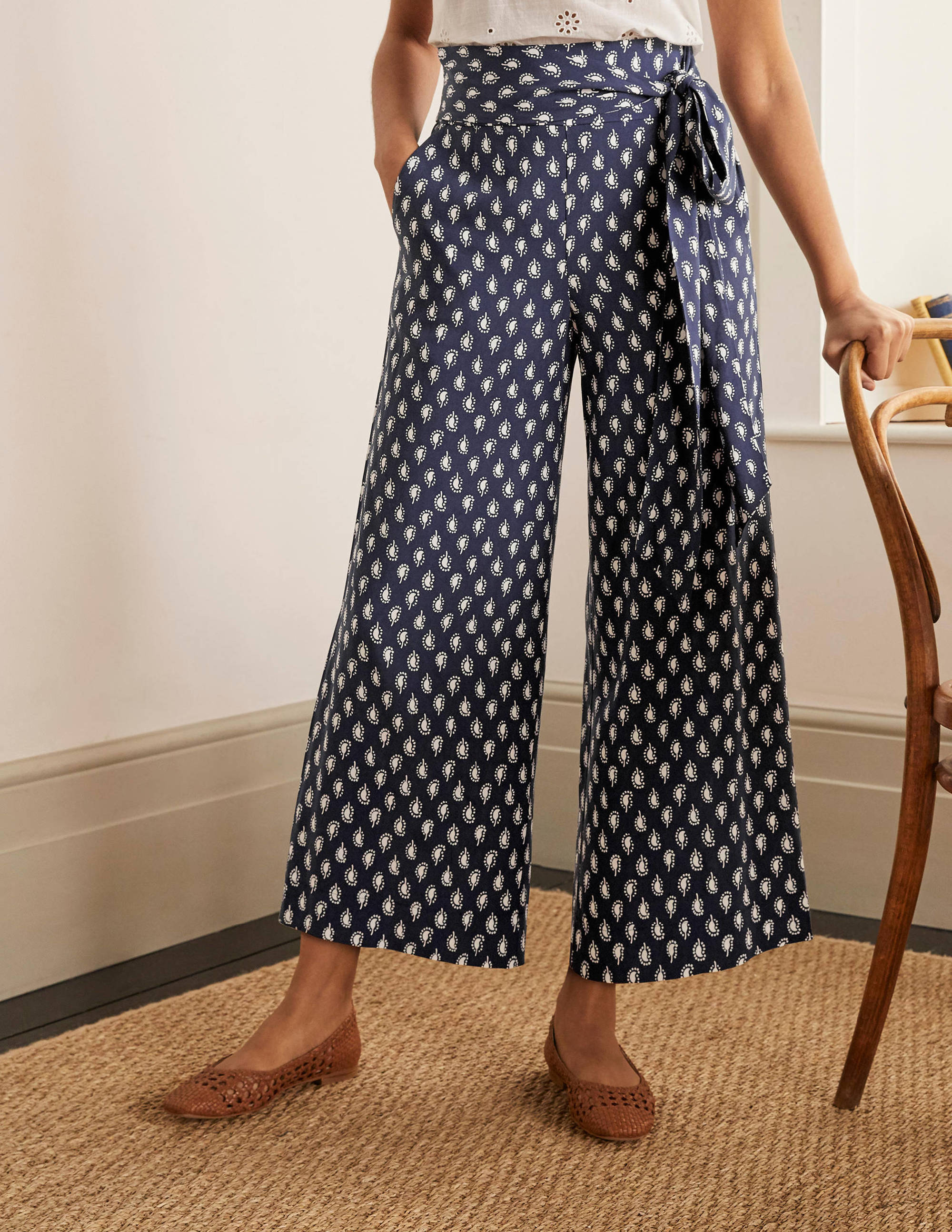  Caithness Trousers-Navy, Paisley Stamp、mySite、ashleygrahame