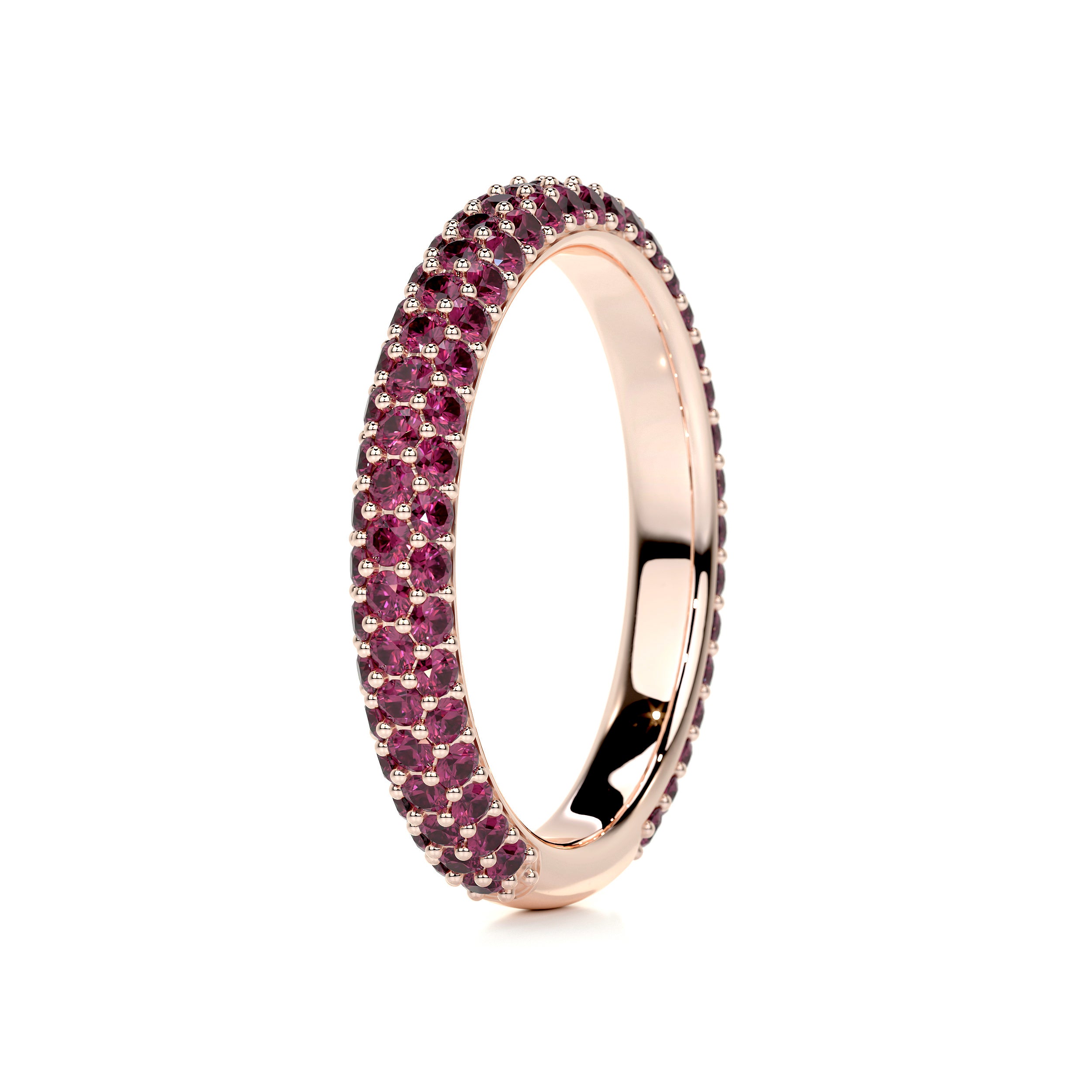 Emma Red Gemstone Wedding Ring (1.25 Carat) -14K Rose Gold、mySite、hinf8tx79