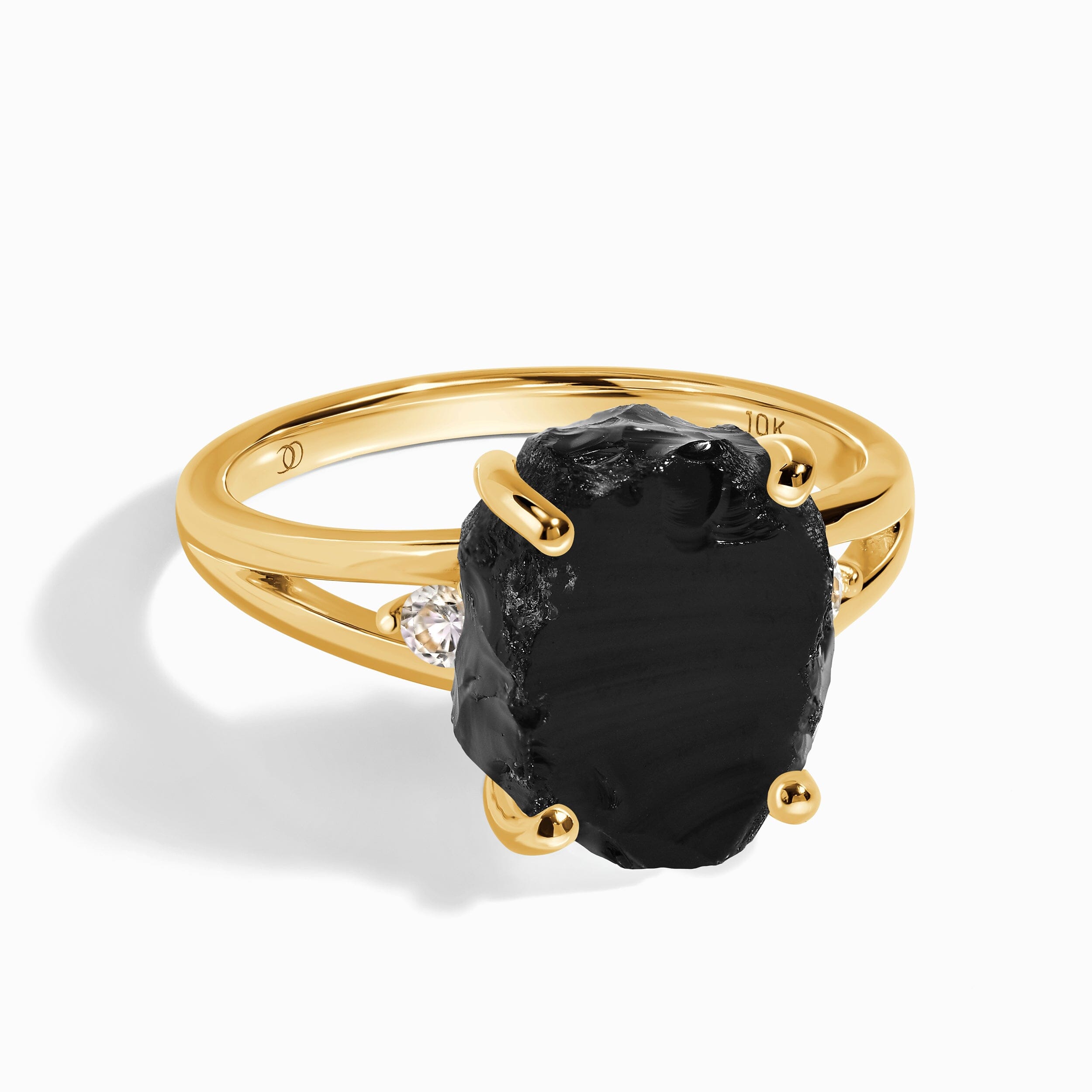 Black Obsidian Diamond Ring - Raw Beauty、mySite、hinf8tx79