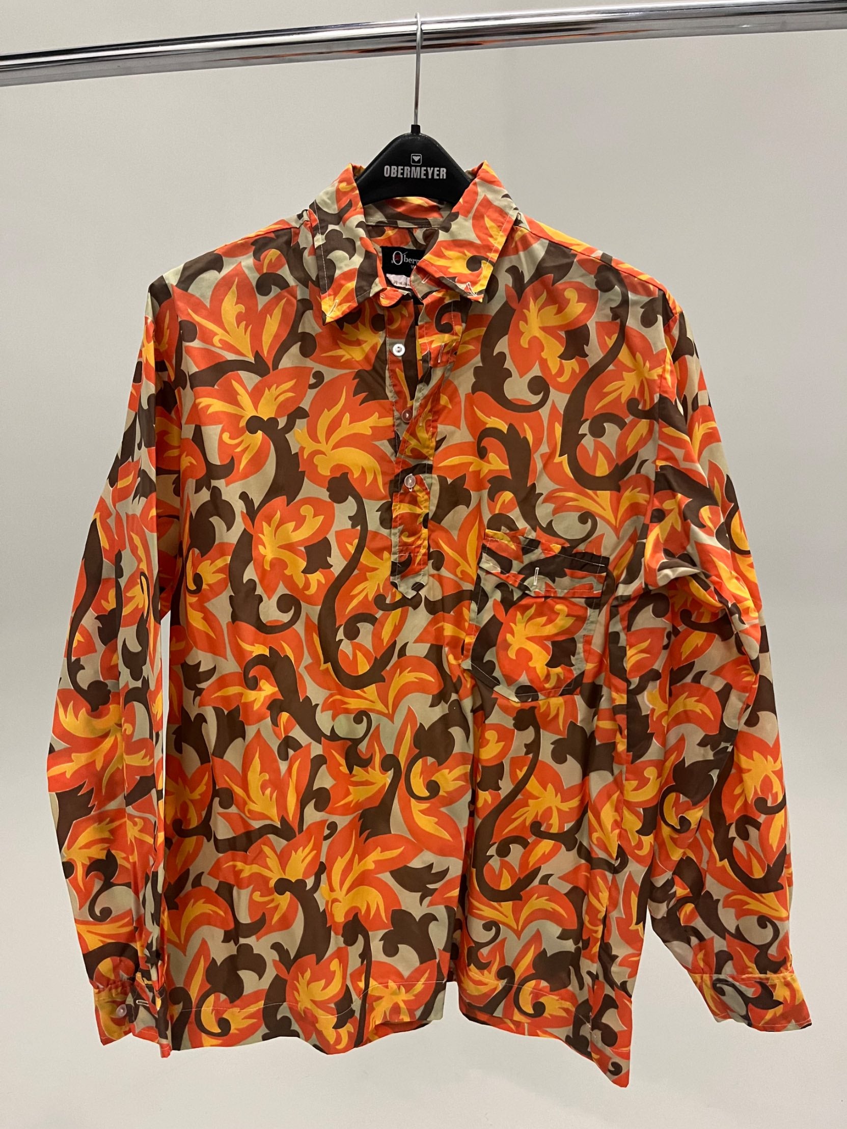 Vintage - 1970s Printed Wind Shirt - relove、mySite、i-lightchina