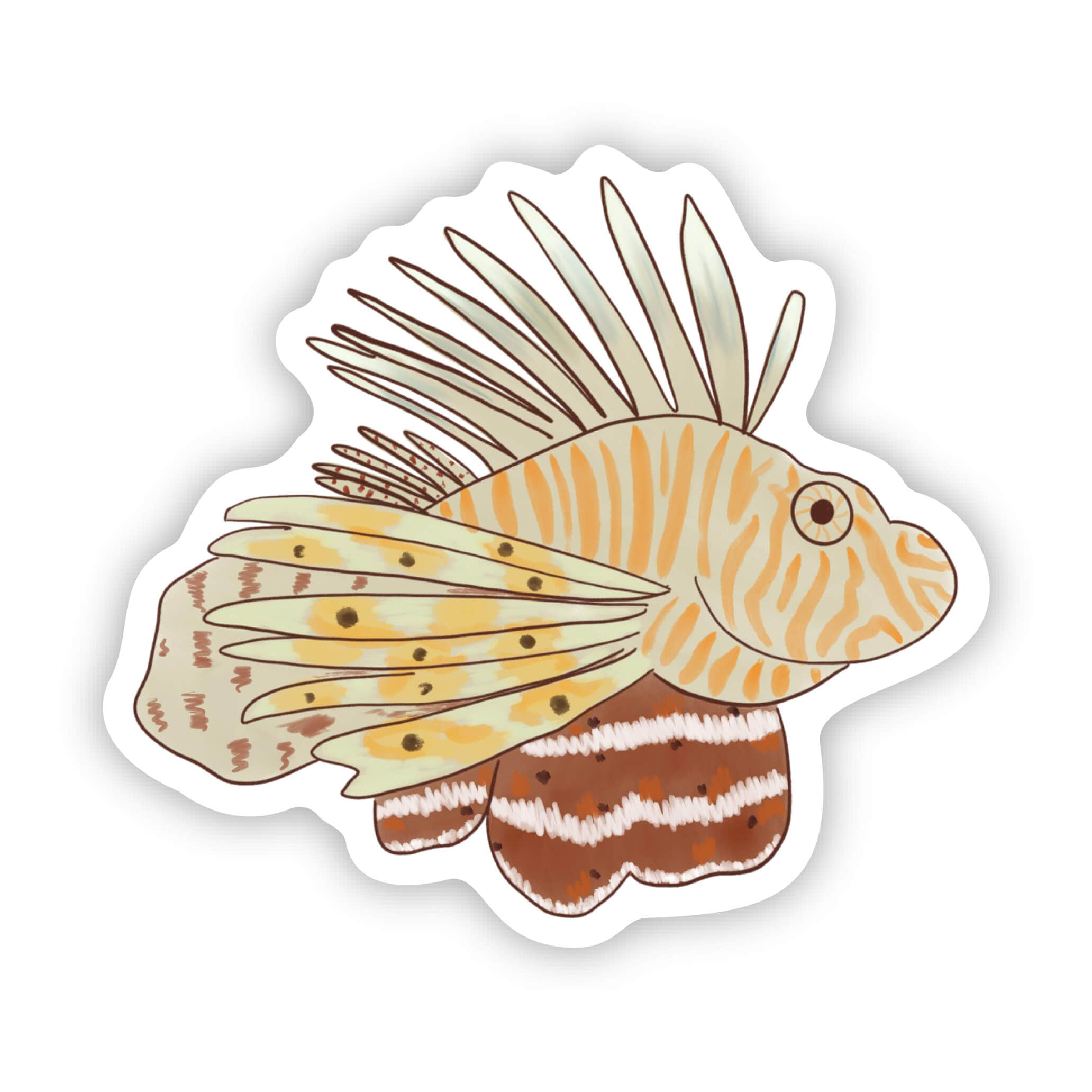  Lion Fish Sticker、mySite、elrpsem3k