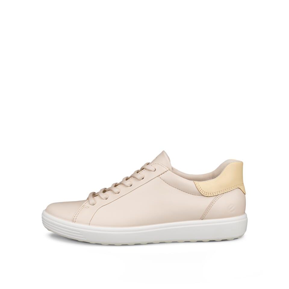  Ecco Women's Soft 7 Slip In Sneaker - Limestone/Straw、mySite、preschool7hills