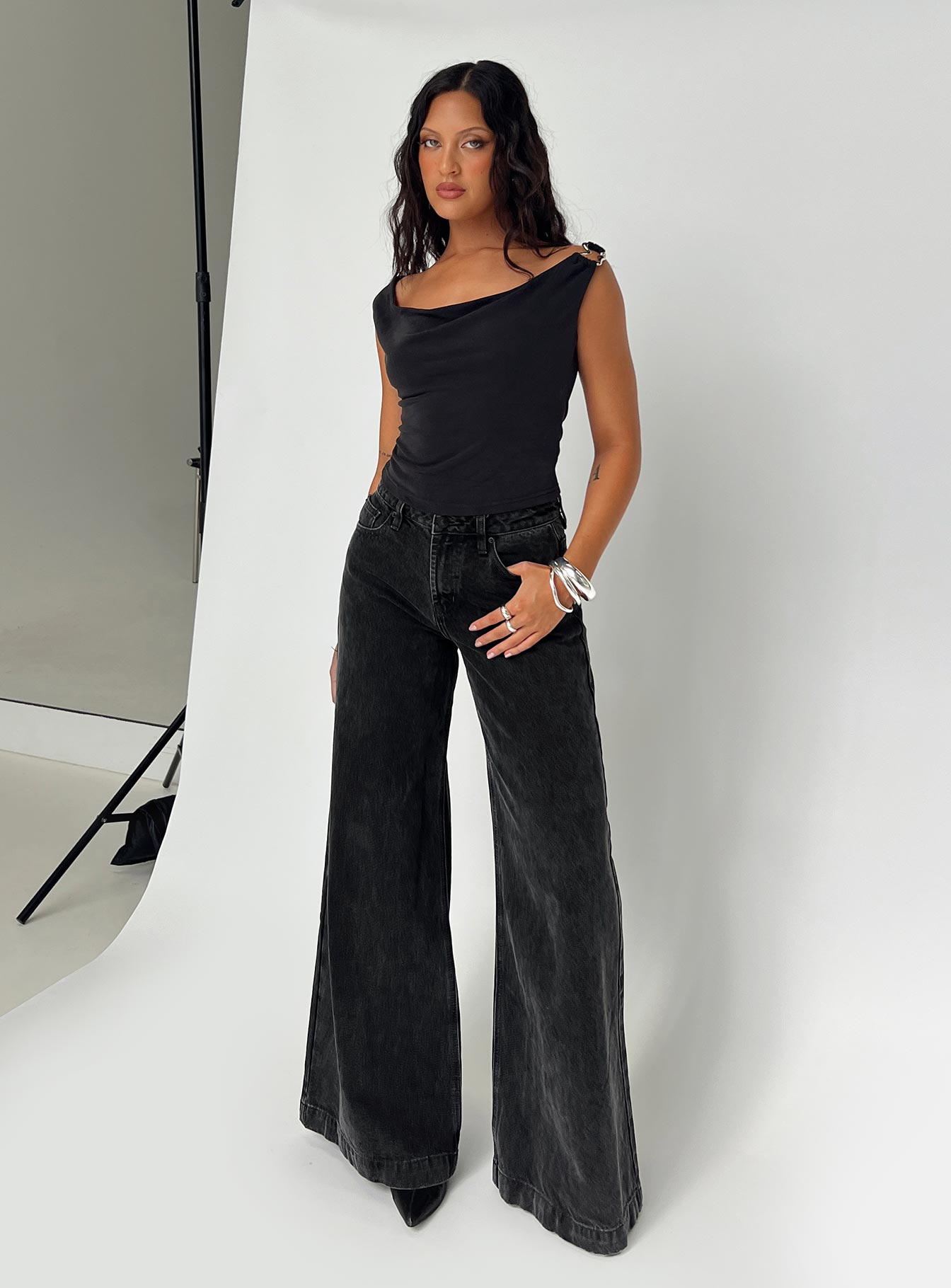 Toby Low Ultra Baggy Jean Charcoal、mySite、solidvoid