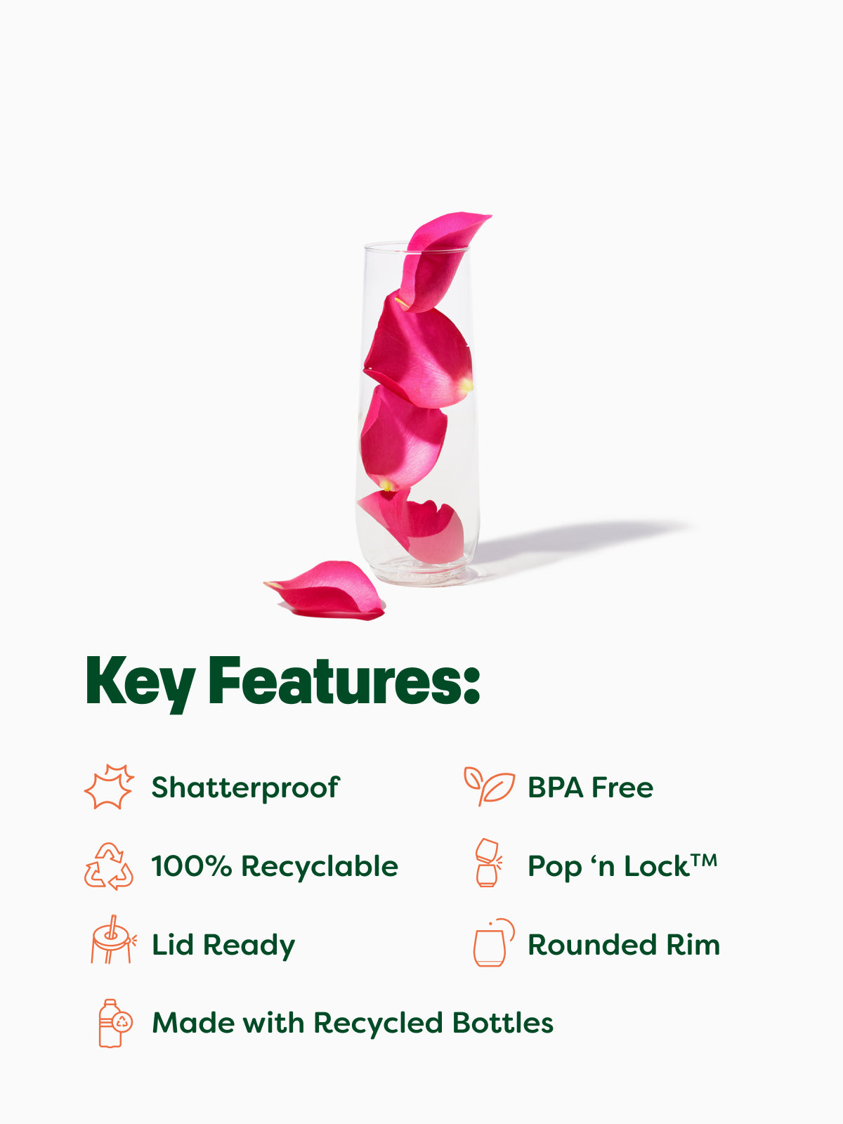 POP 9oz Flute - Bulk、mySite、camillekostekn