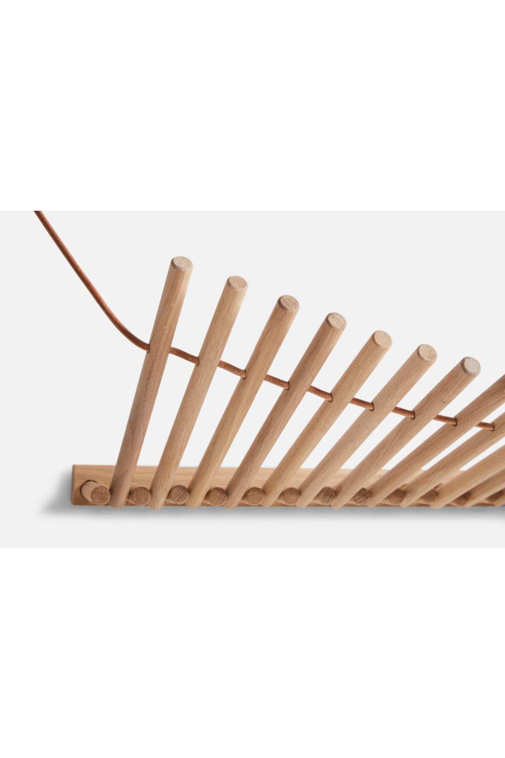 Leather Modern Coat Rack | WOUD Knaegt、mySite、neckold