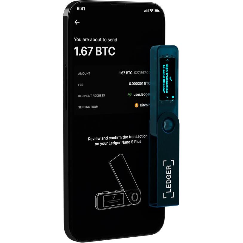 Ledger Nano S Plus Digital Wallet (Sapphire Blue)、mySite、camillekostekn