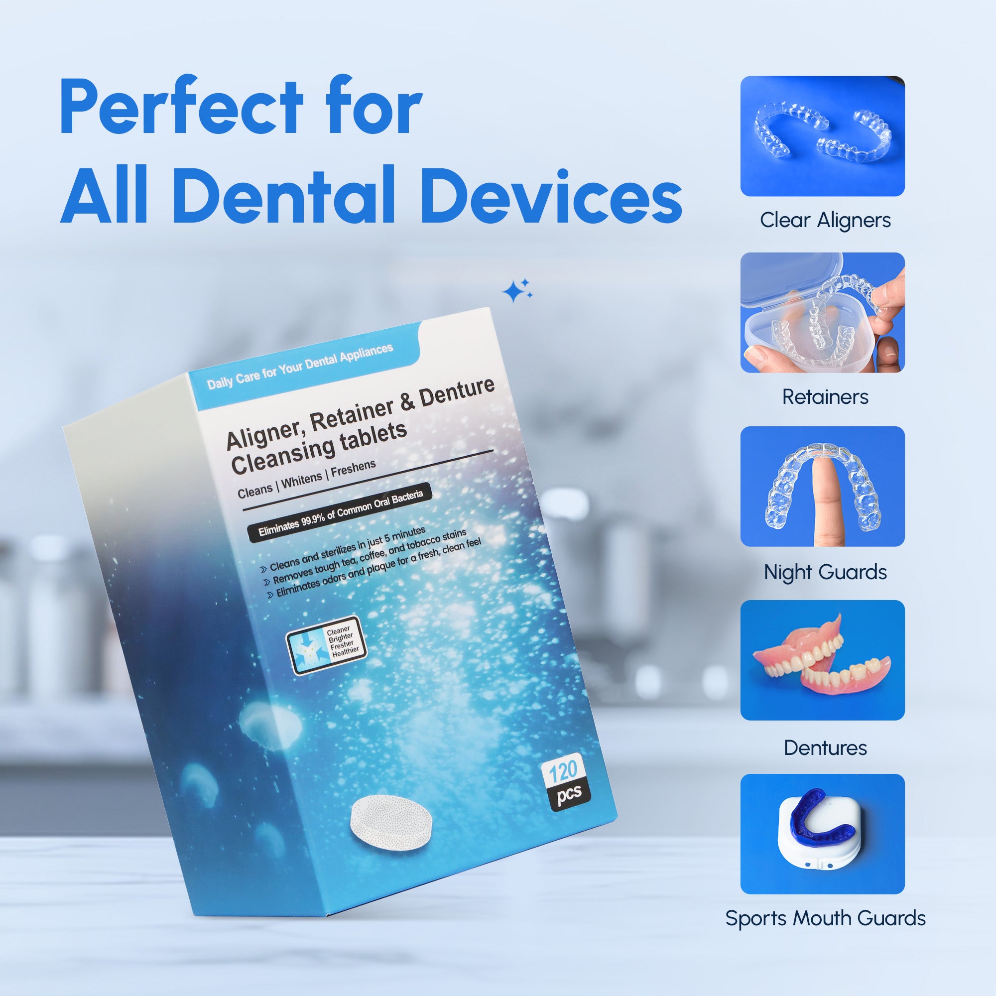 Cleansing Tablets For Aligners, Retainers & Dentures、mySite、gigharbornorthrealestate