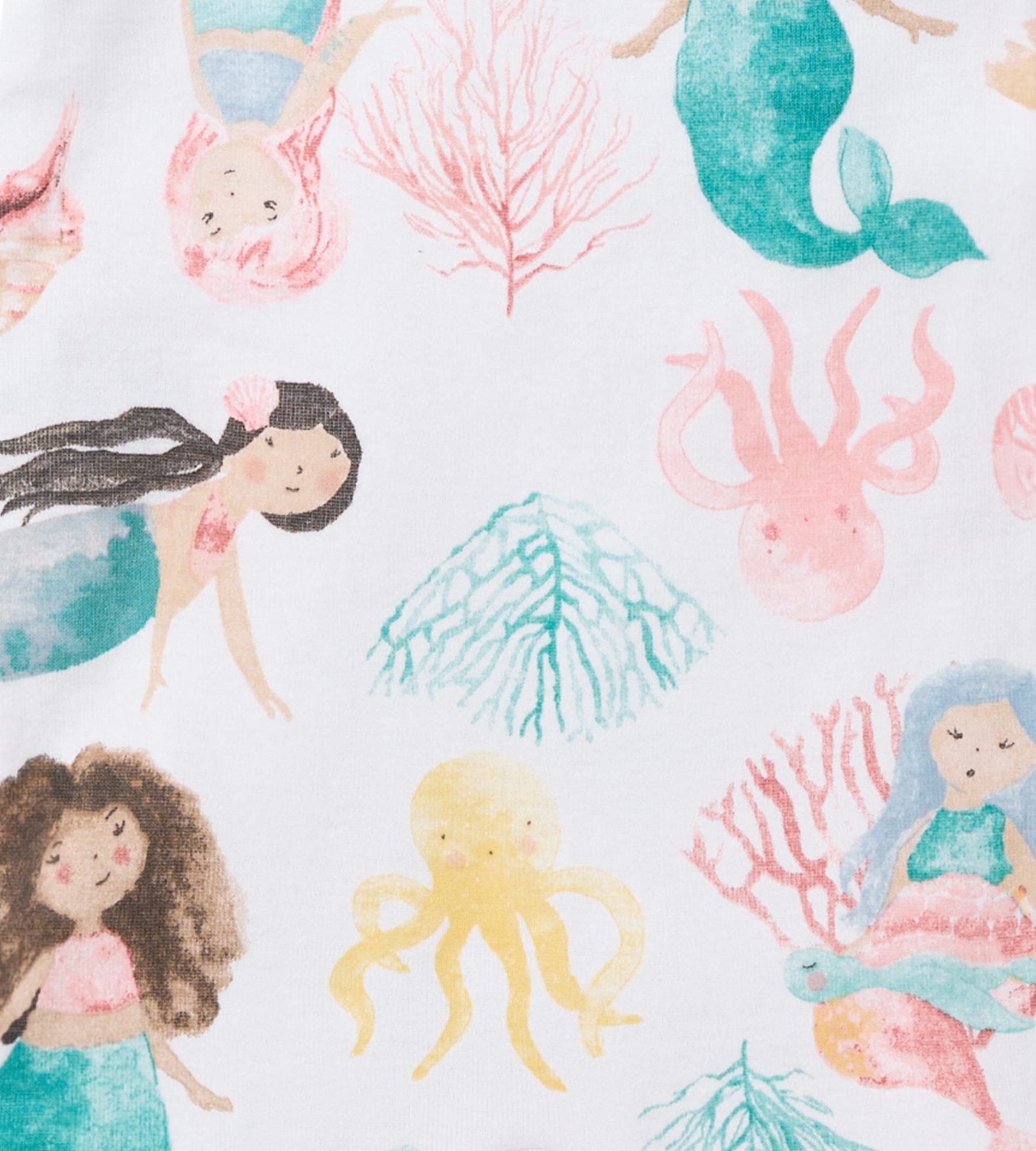  Magical Mermaids Organic Baby Sleeper Romper、mySite、layawaytickets