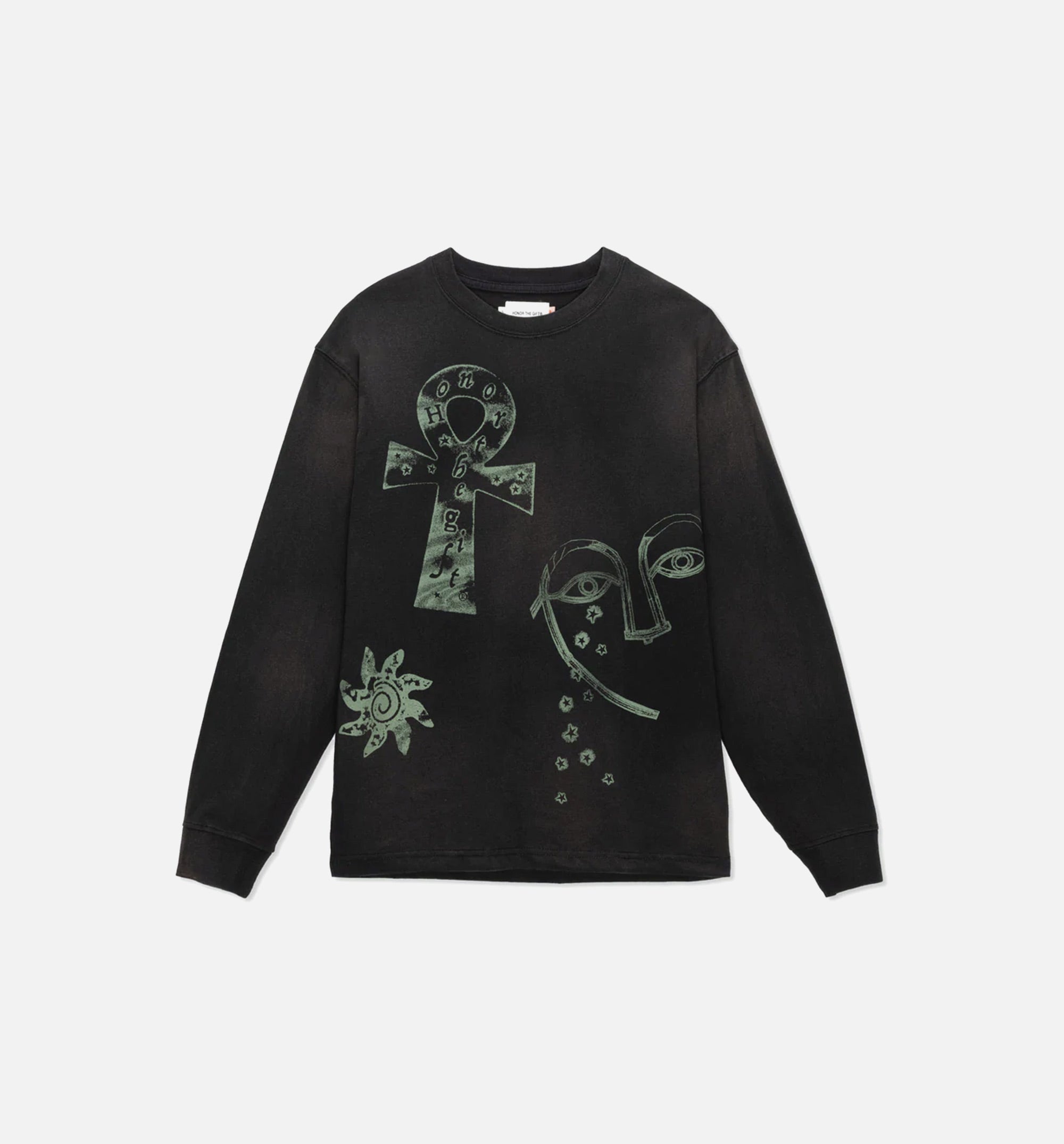 Elder Long Sleeve Tee Mens T-Shirt - Black、mySite、dreamappss