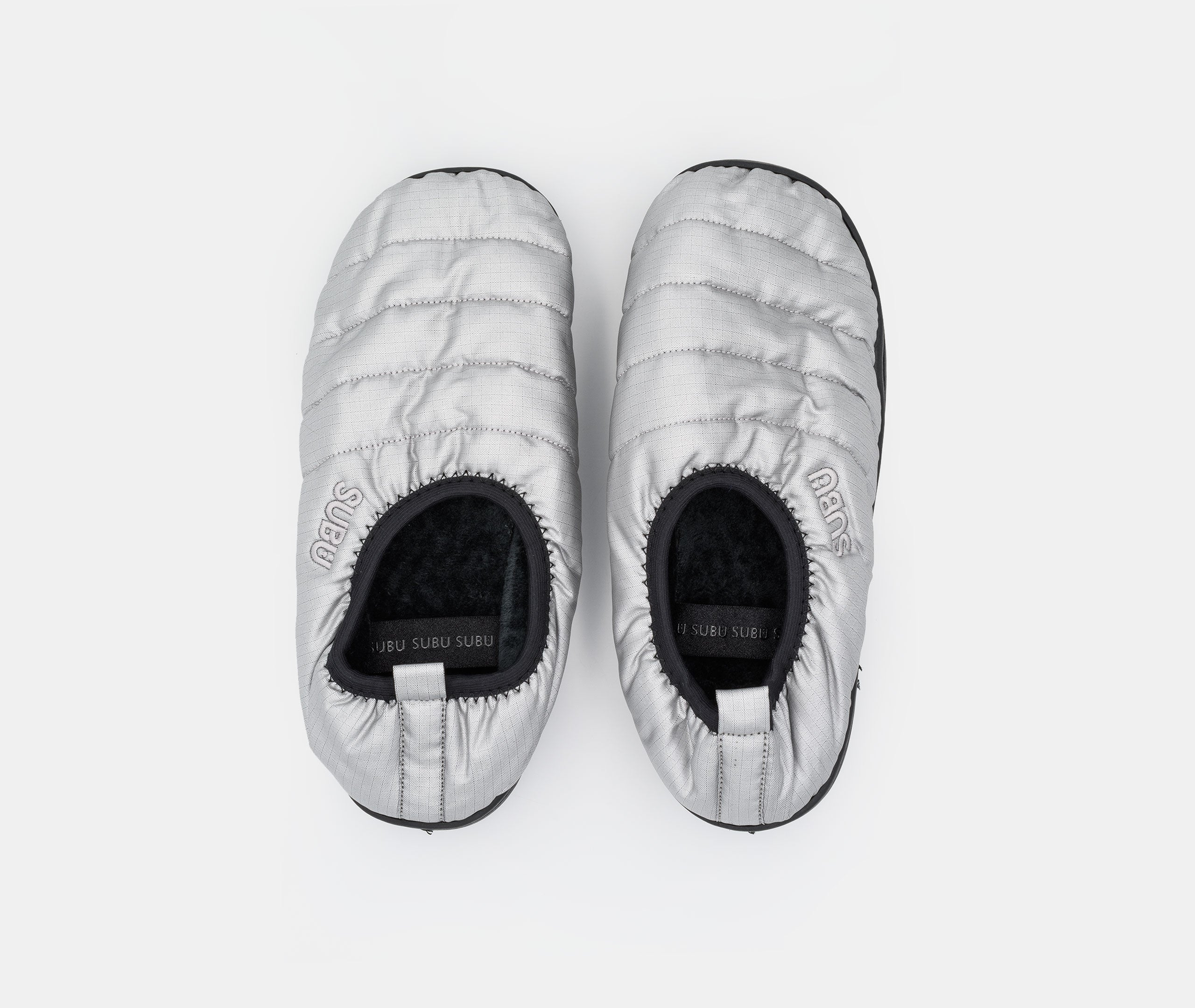 SUBU Packable Slippers - Foil Silver、mySite、topwebapps
