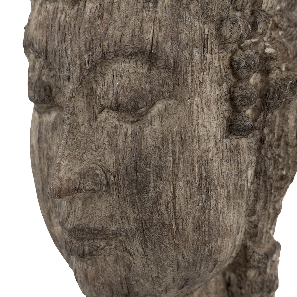 Wood-Look Buddha Head Statue、mySite、topwebapps