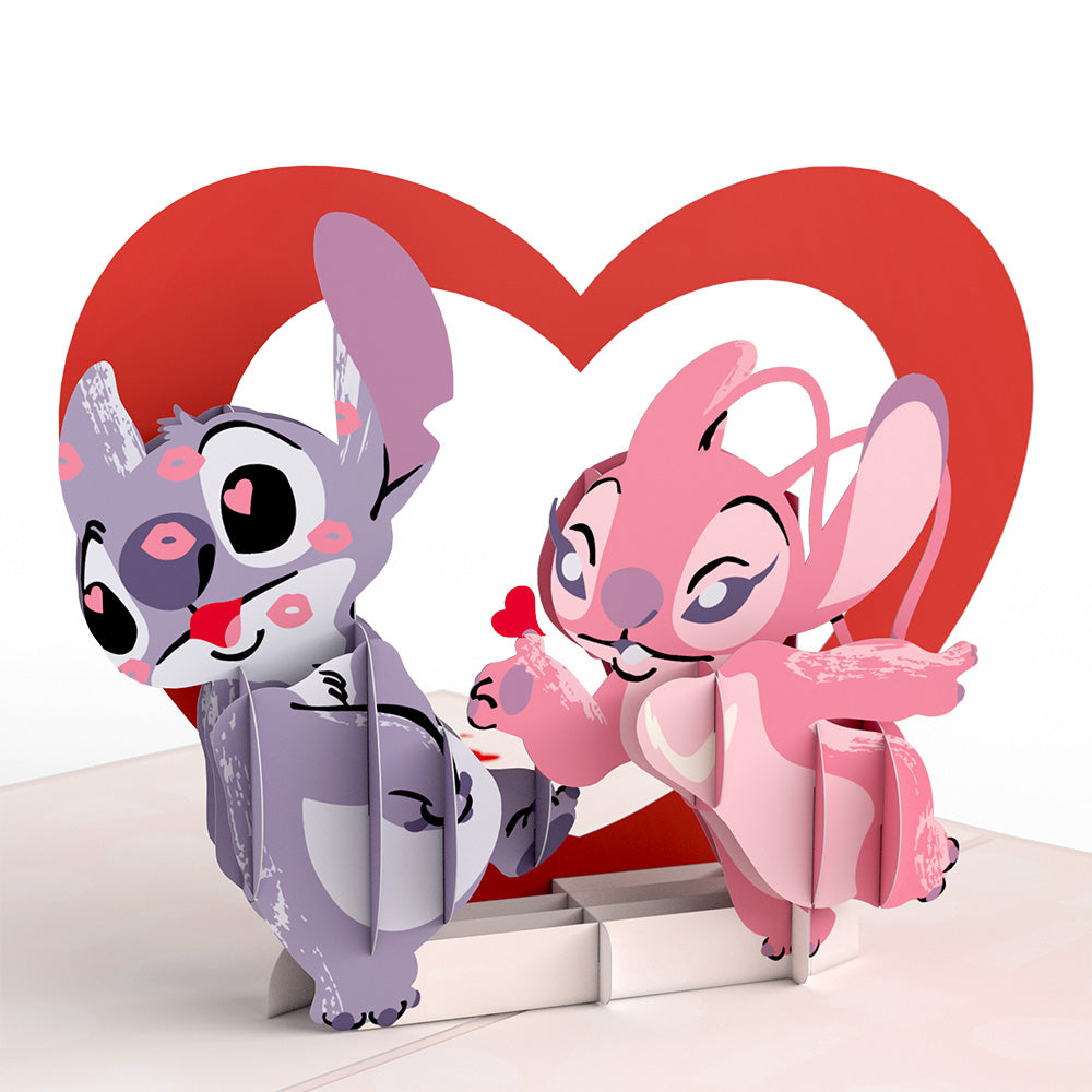 Disney’s Stitch Be Mine Pop-Up Card & Flower Buds Bouquet Bundle、mySite、solidvoid