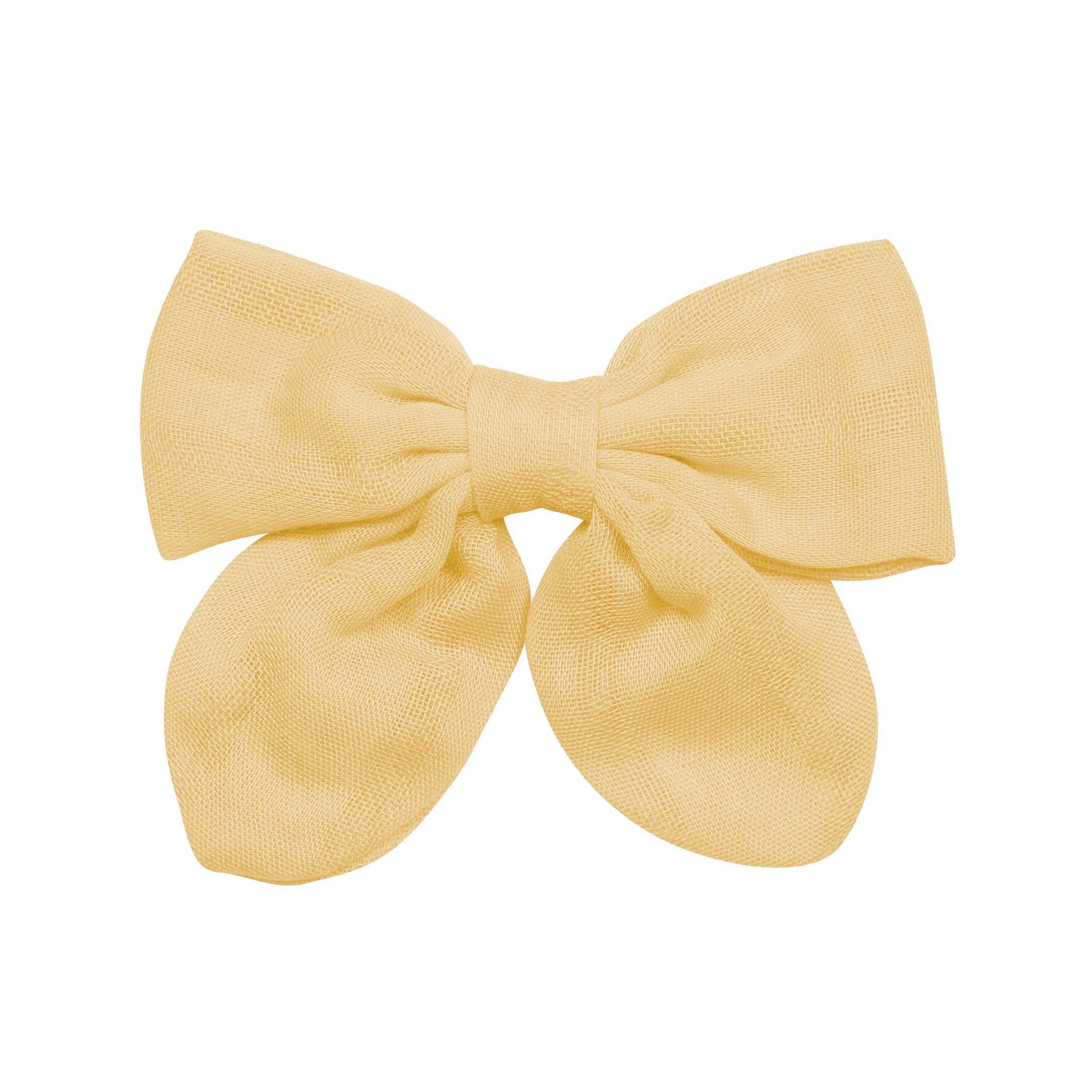  Bamboo Muslin Alligator Clip Bow in Sandcastle、mySite、layawaytickets