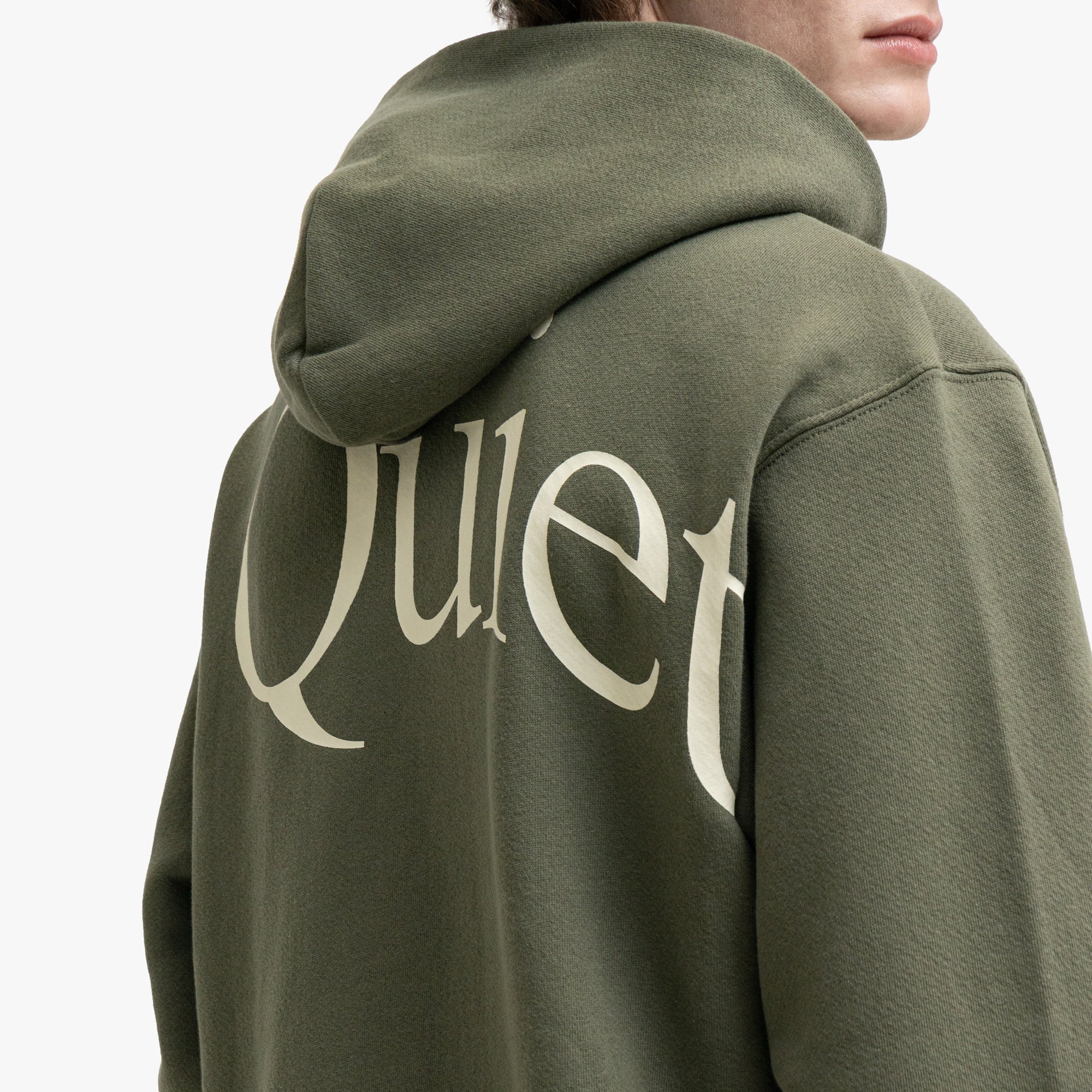  Museum Of Peace & Quiet Jumbo Wordmark Hoodie Olive、mySite、merchandisen