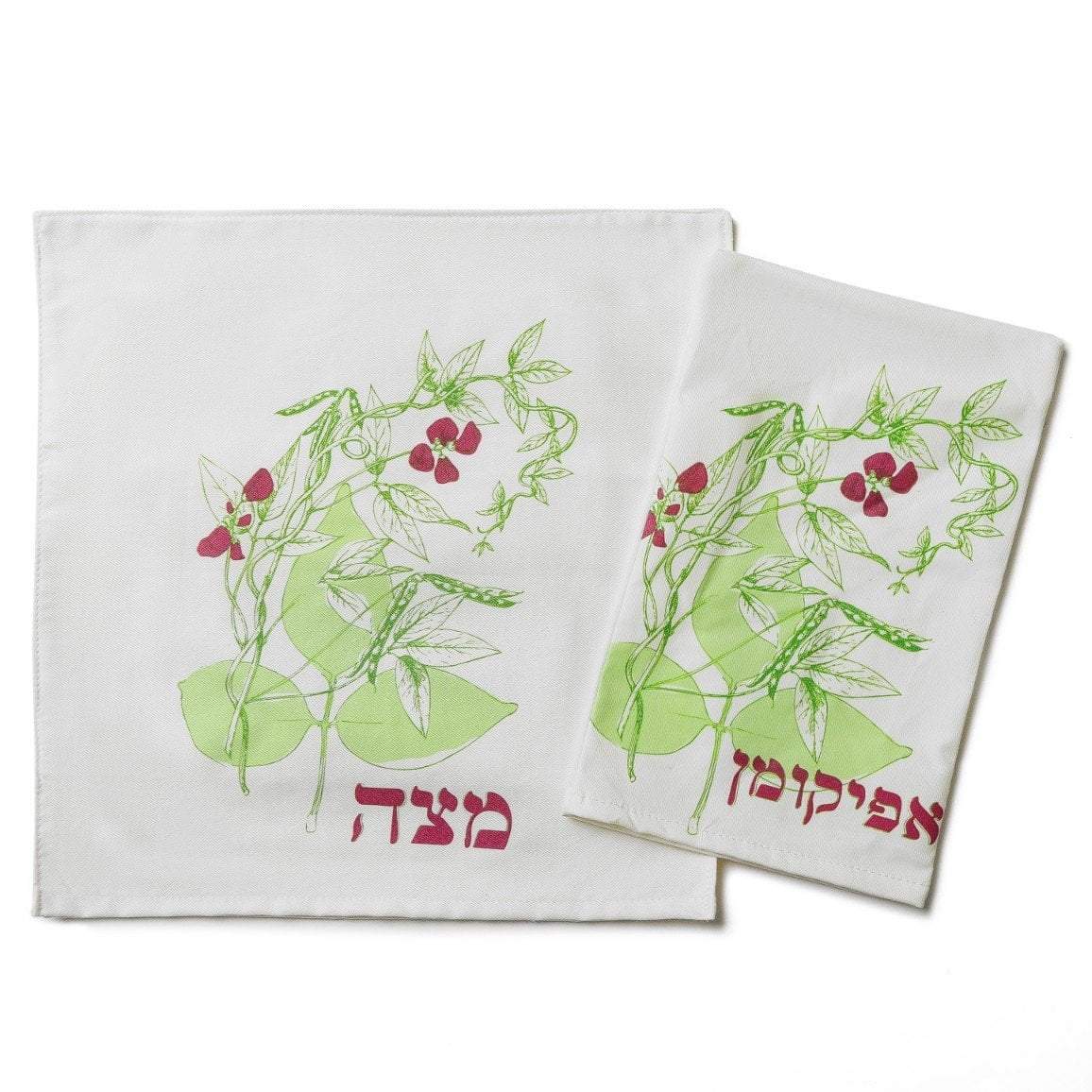 Passover Botanical Matzah Cover & Afikoman Bag Set、mySite、topwebapps