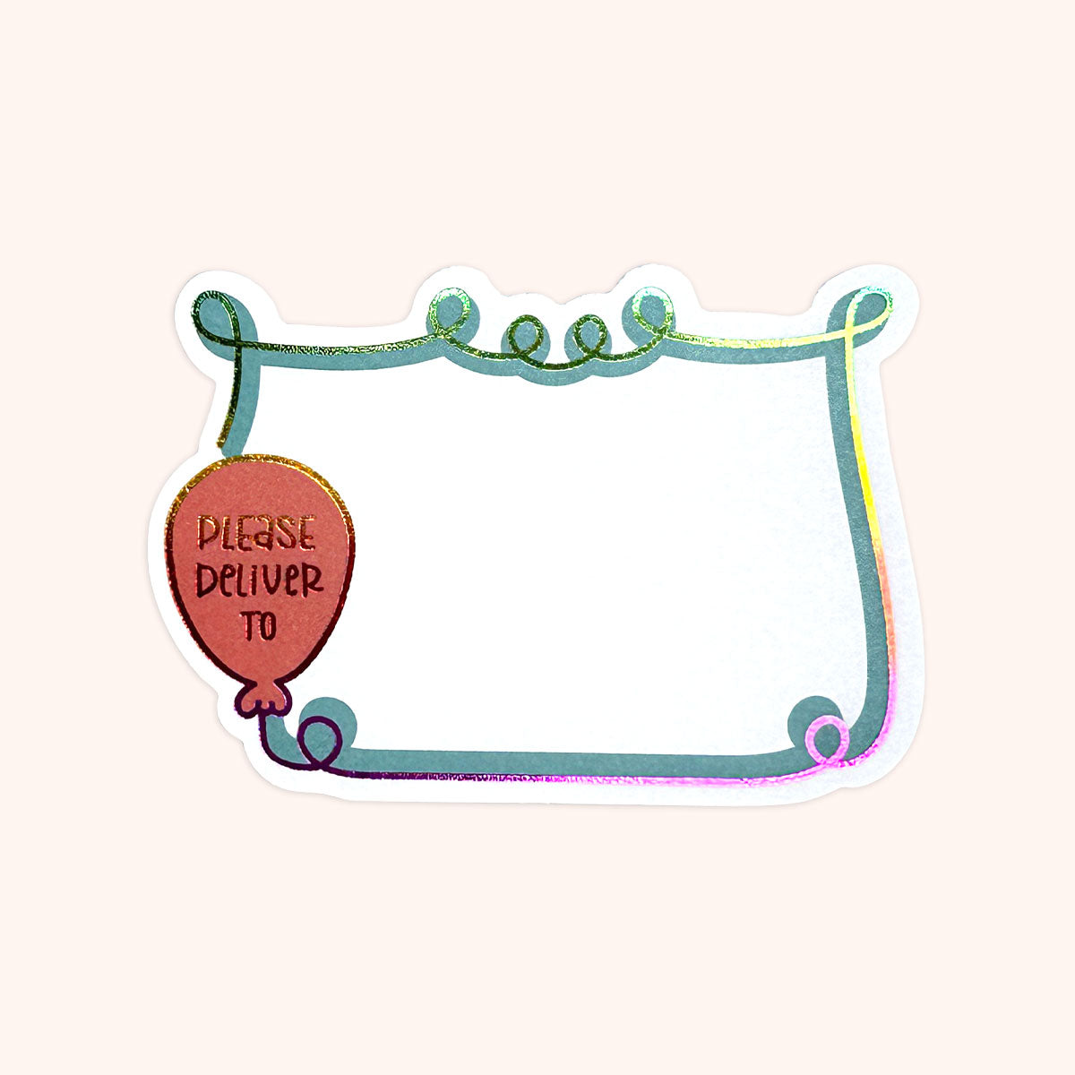  Happy Mail Rainbow Foil Mail Labels 15 Pack、mySite、ghnorth