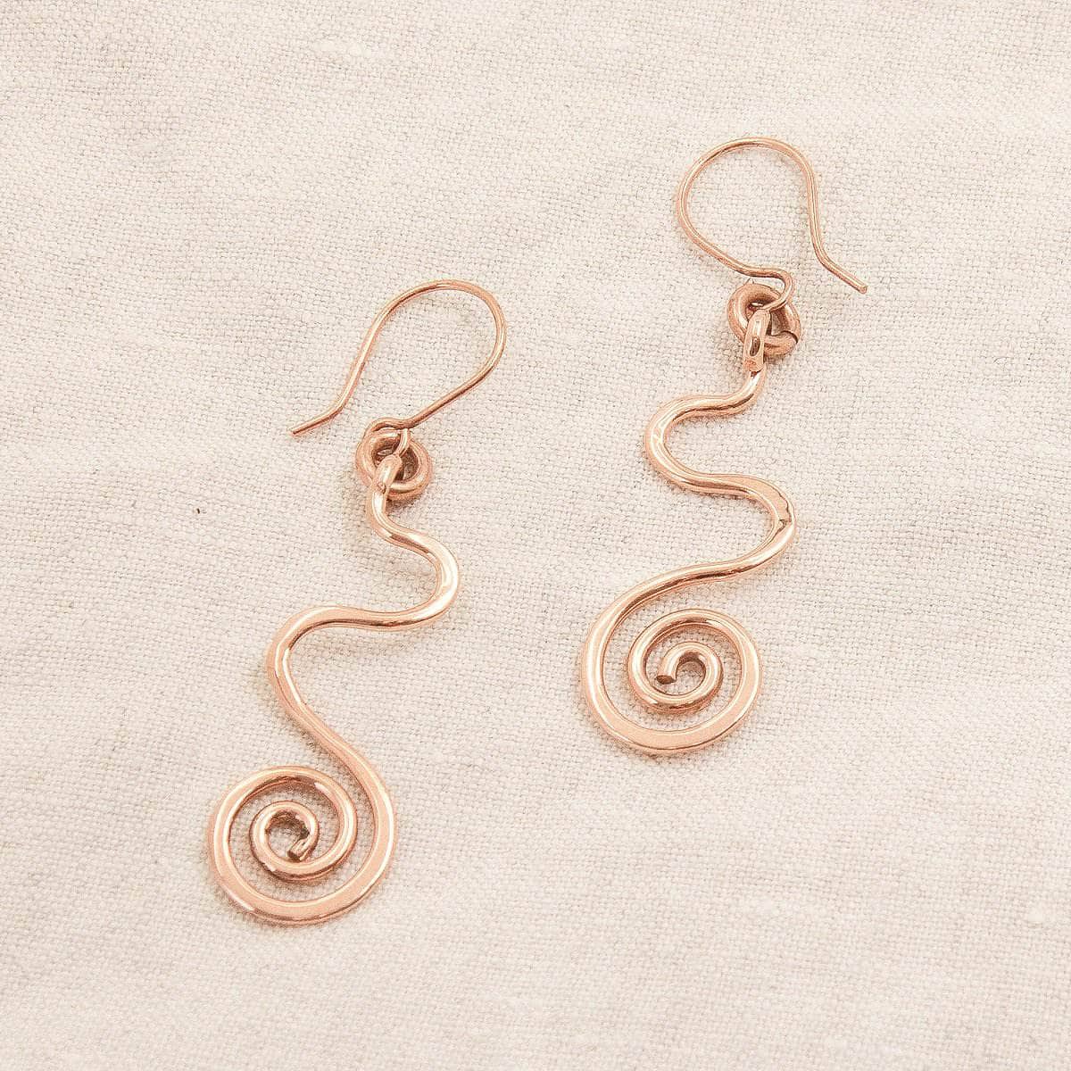 Copper Wire Wrap Earrings - Limited Edition、mySite、hinf8tx79
