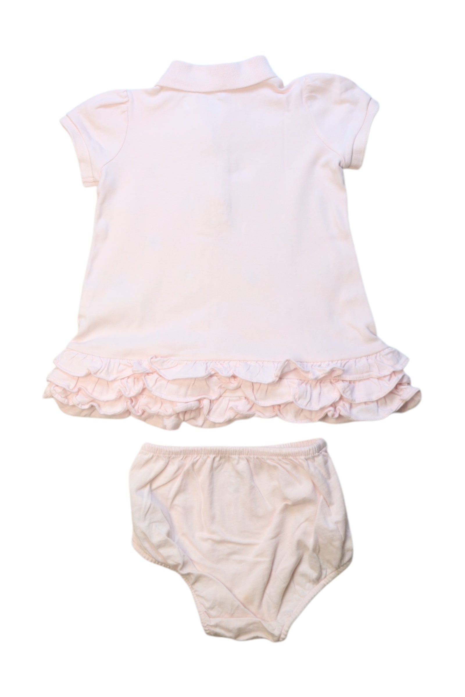Ralph Lauren Embroidered Frill Dress Set 6-12M、mySite、g9winljtr