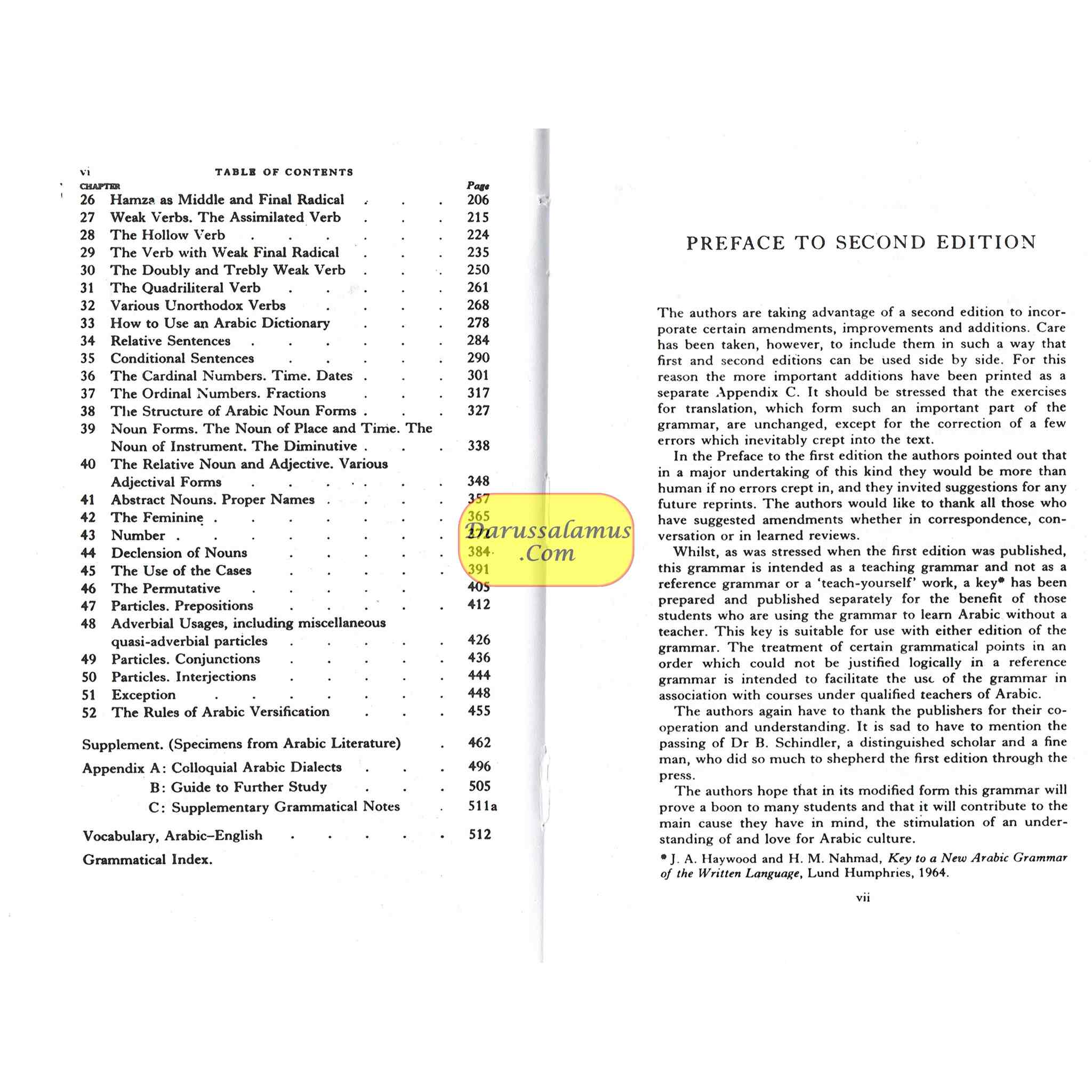 A New Arabic Grammar of the Written Language By J. A. Haywood & H. M. Nahmad、mySite、topwebapps