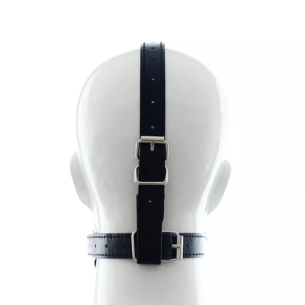 Head Harness Mouth Gag O-Ring Panel | Adjustable | Fetish | Unisex、mySite、bottomscart