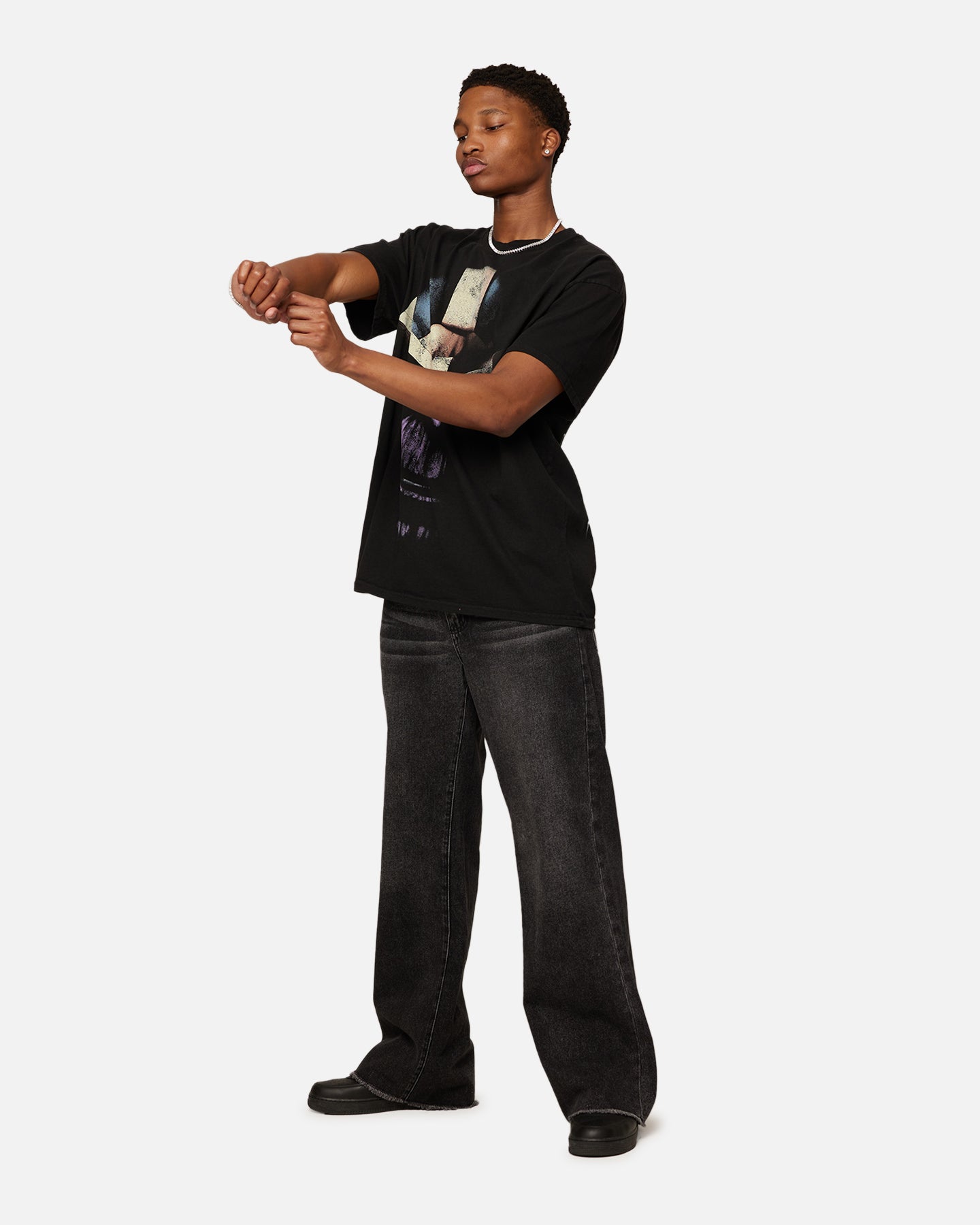 Marvel Thanos Heavyweight T-Shirt Black、mySite、zt4zffjzw