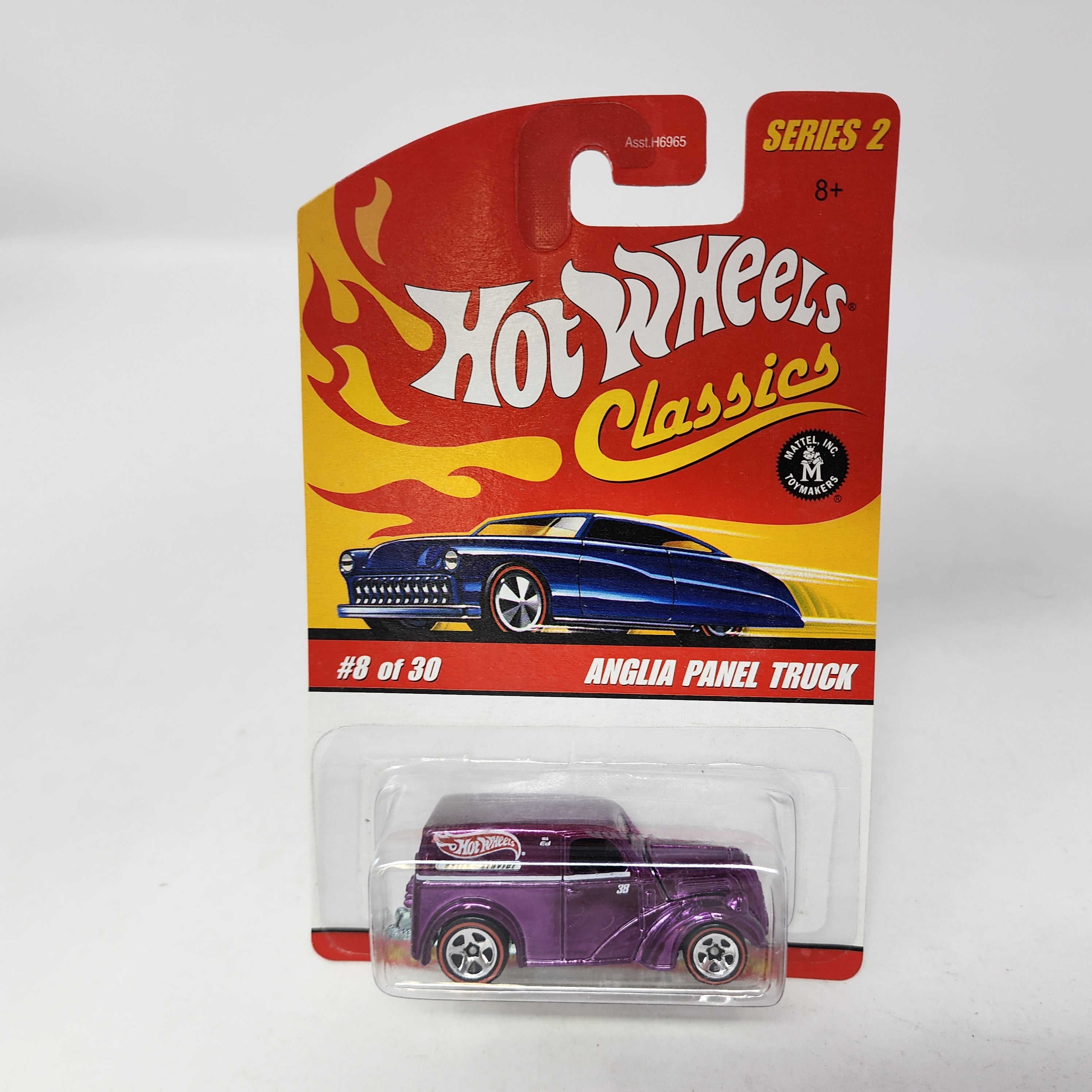 Anglia Panel Truck #8 * Purple * Hot Wheels Classics Series、mySite、hgirdovlk
