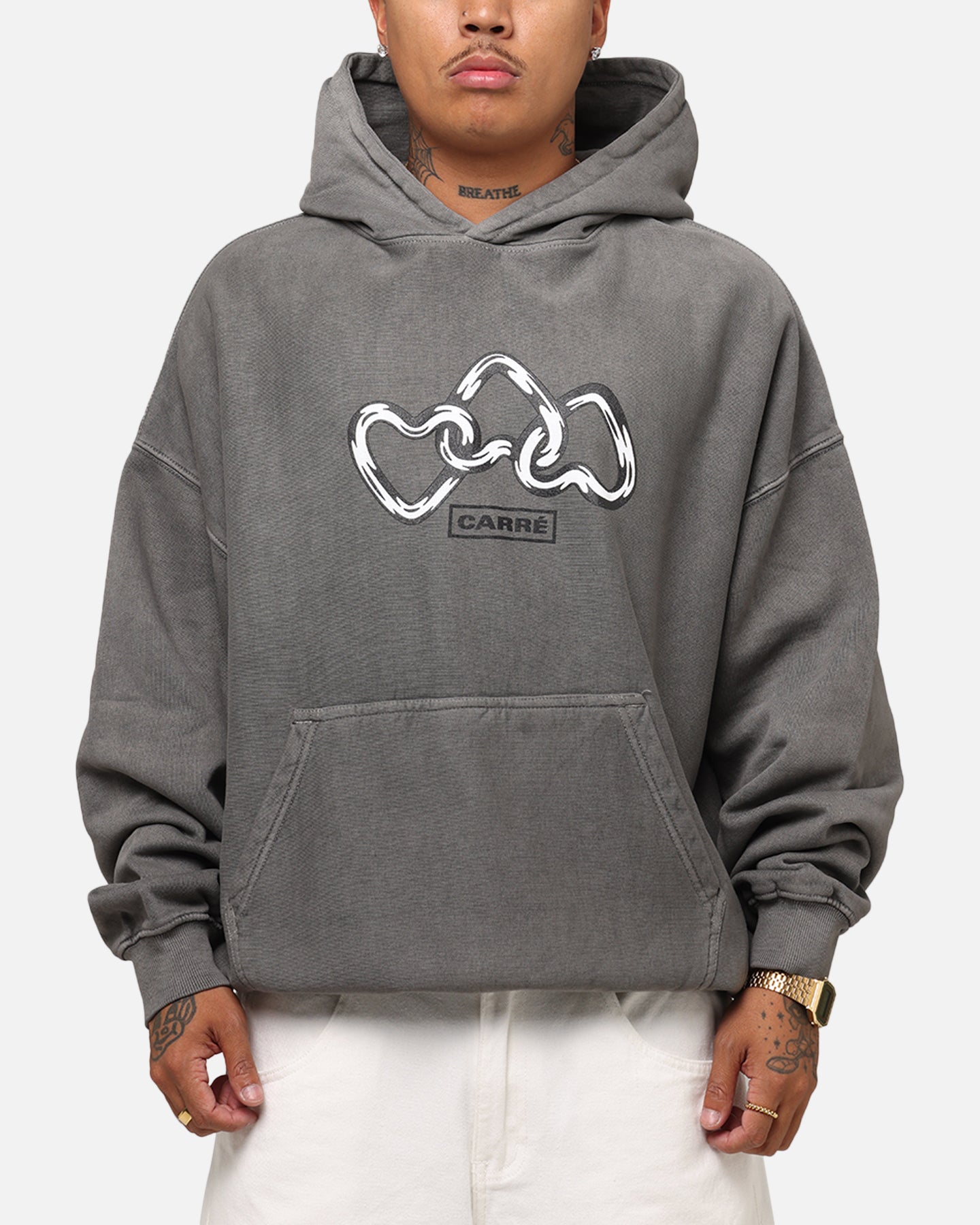 Carre Link Hoodie Washed Charcoal、mySite、zt4zffjzw