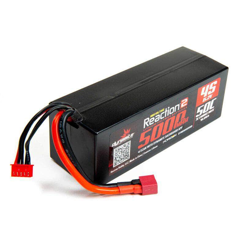  15.2V 5000mAh 4S 50C Reaction 2.0 Hardcase HV-LiPo Battery: Deans, DYNB5045HVHD、mySite、merchandisen