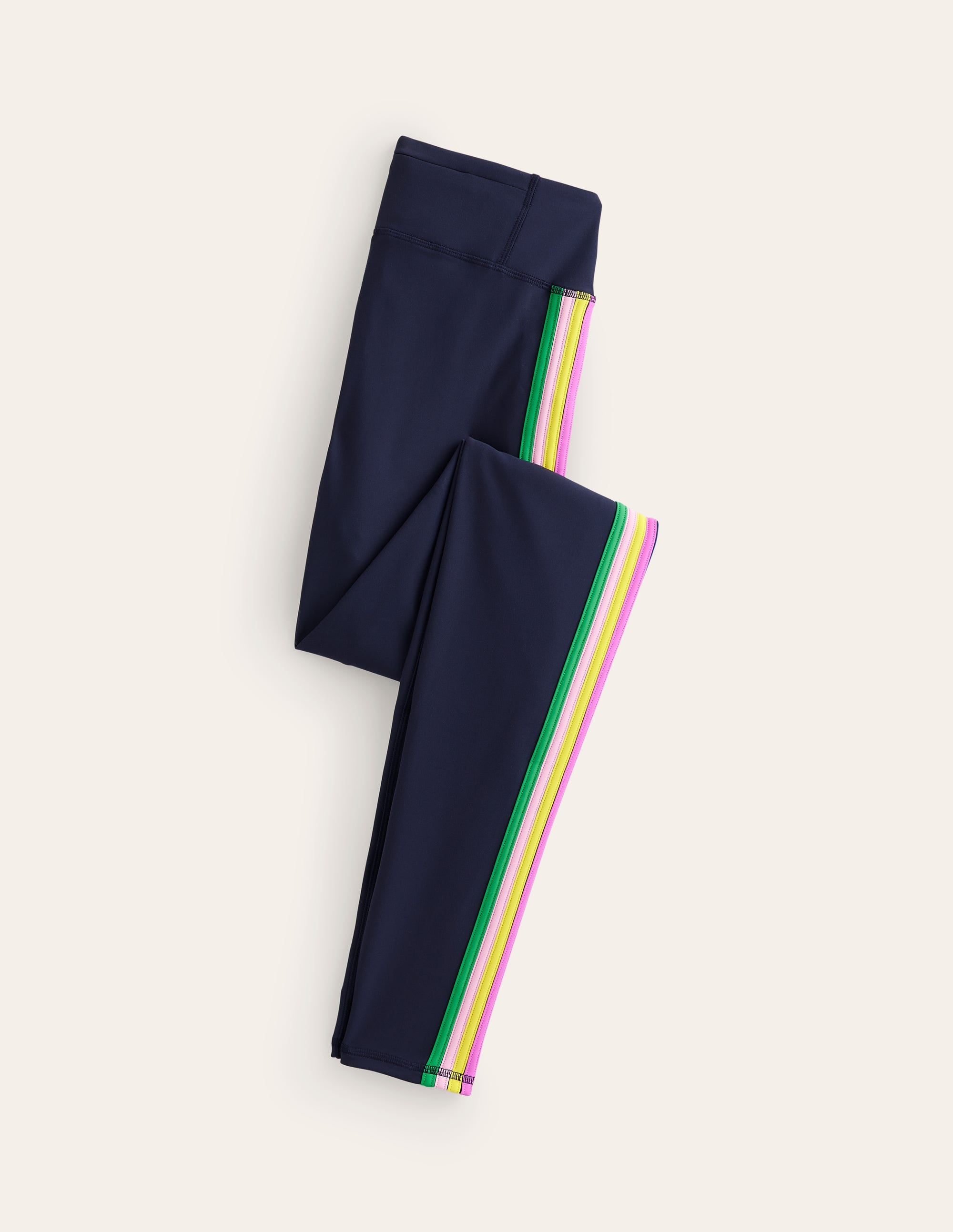  Side Stripe Leggings-Navy Side Stripe、mySite、ashleygrahame