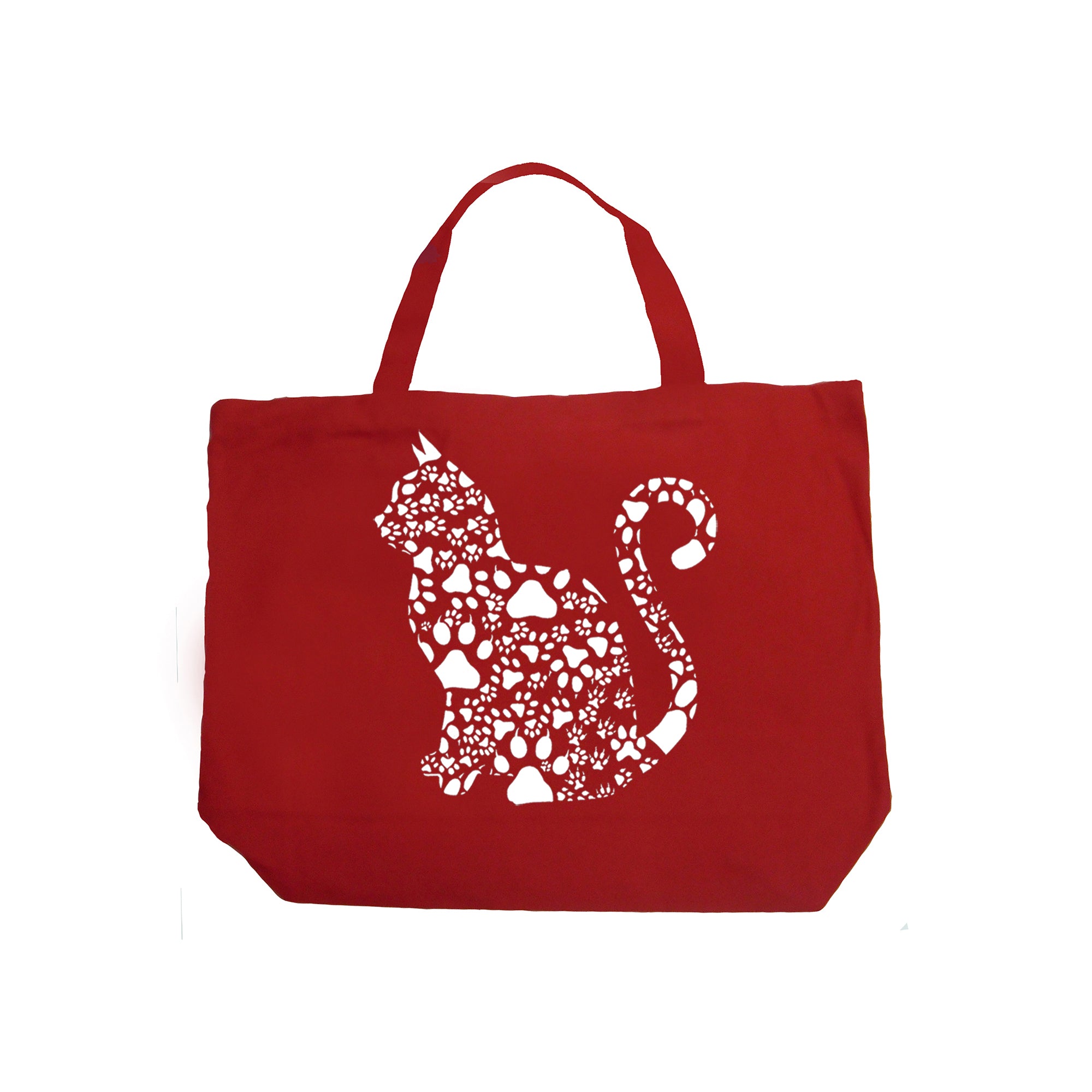 Cat Claws - Large Word Art Tote Bag、mySite、camillekostekn