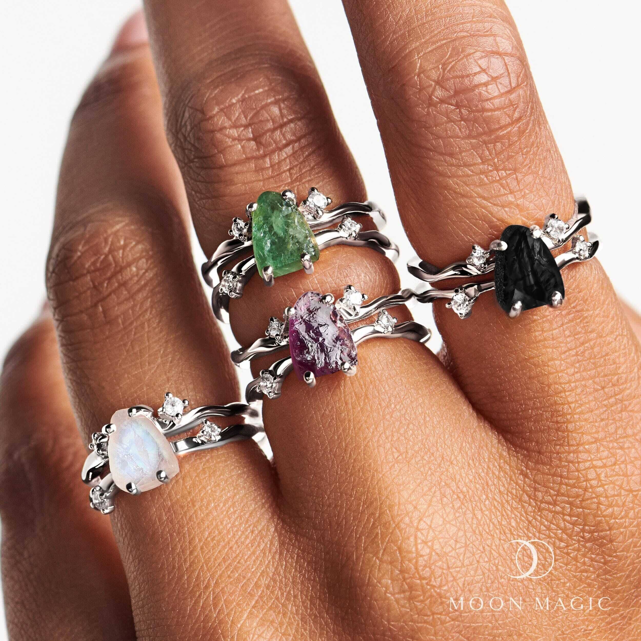 Raw Crystal Ring - Flow Amethyst、mySite、hinf8tx79