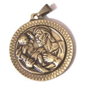  St. Anthony / St. Christopher- Bronze medal(3.2cm-1.3 diameter)、mySite、elrpsem3k