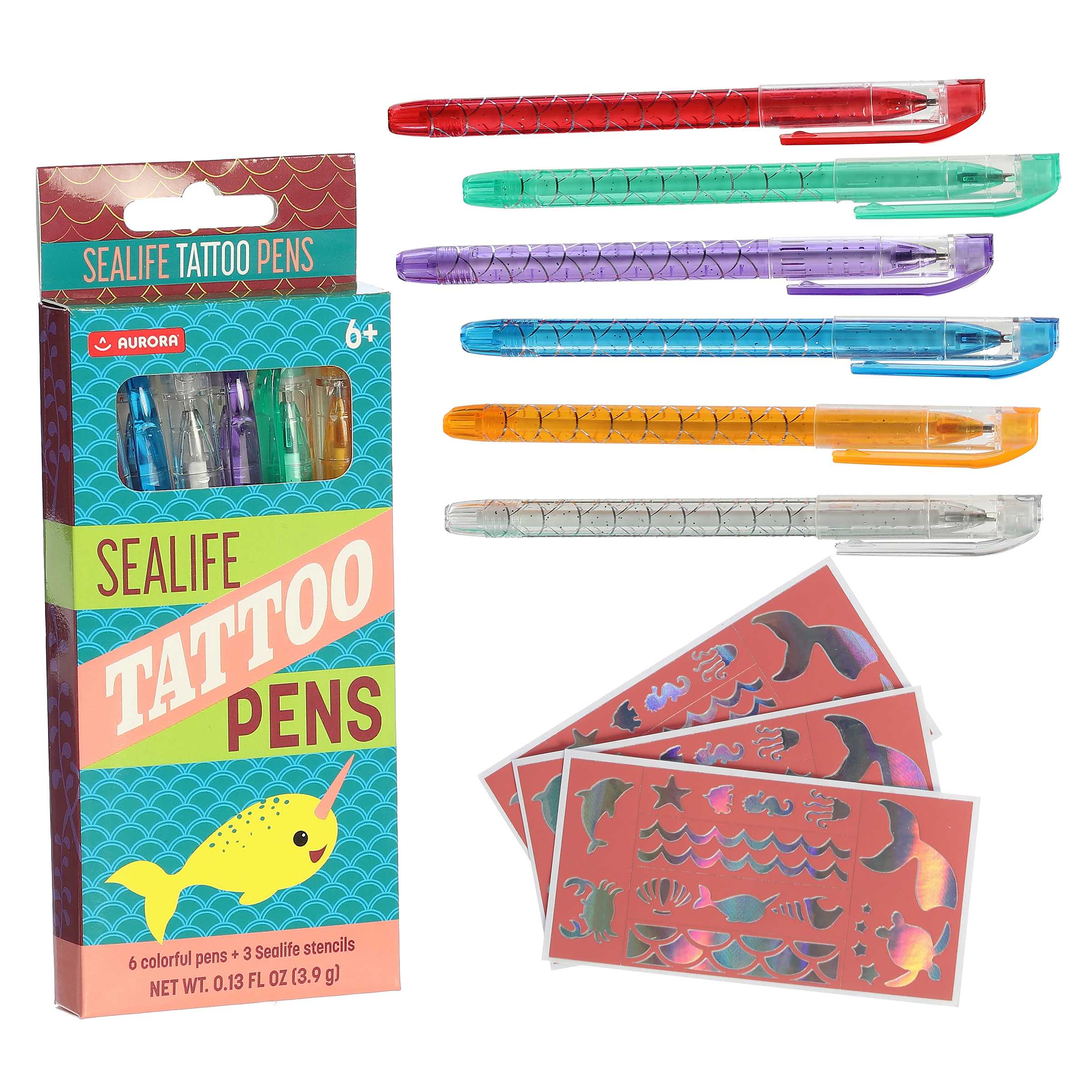 Aurora® Toys - Sealife Tattoo Pens、mySite、g9winljtr