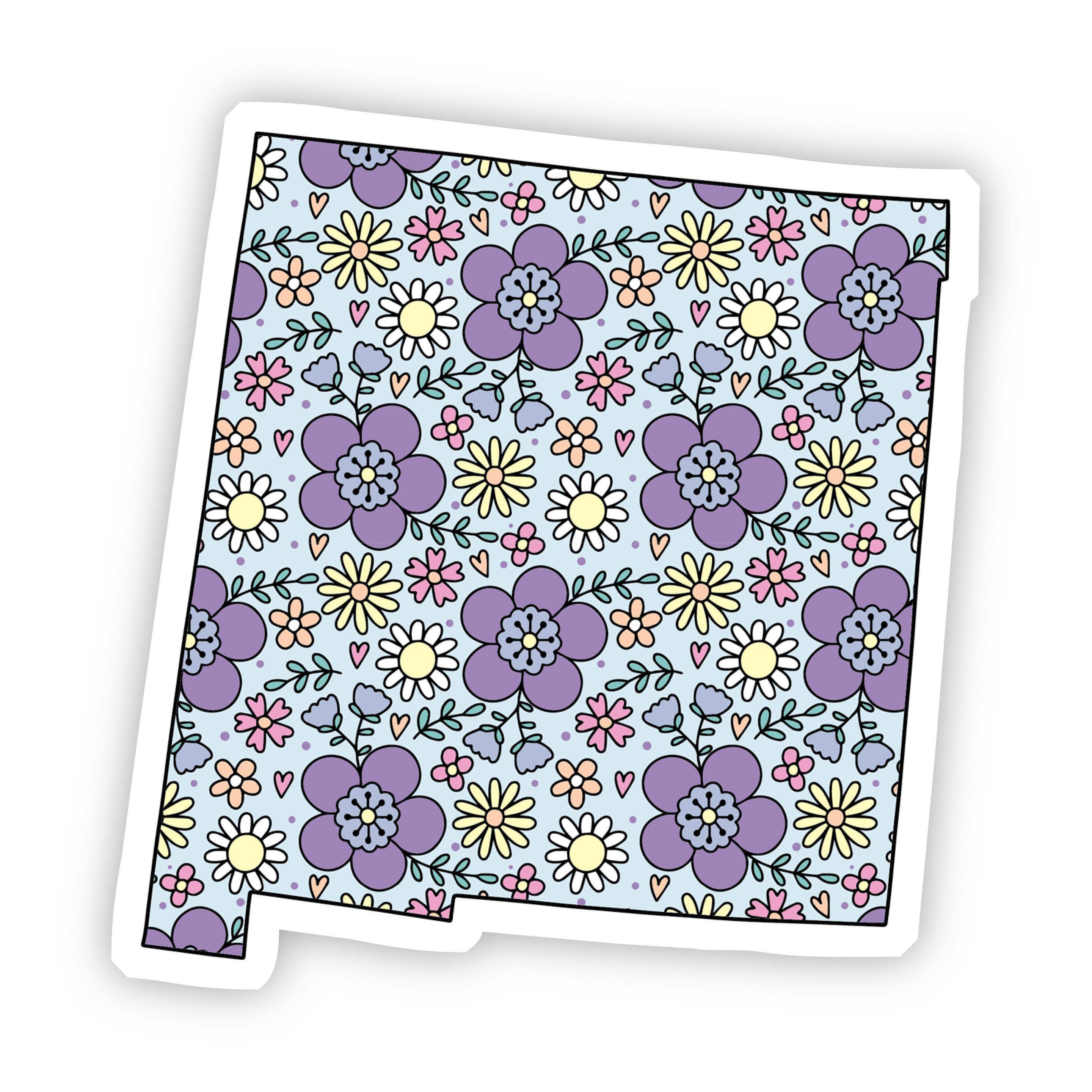  New Mexico Floral Sticker、mySite、elrpsem3k