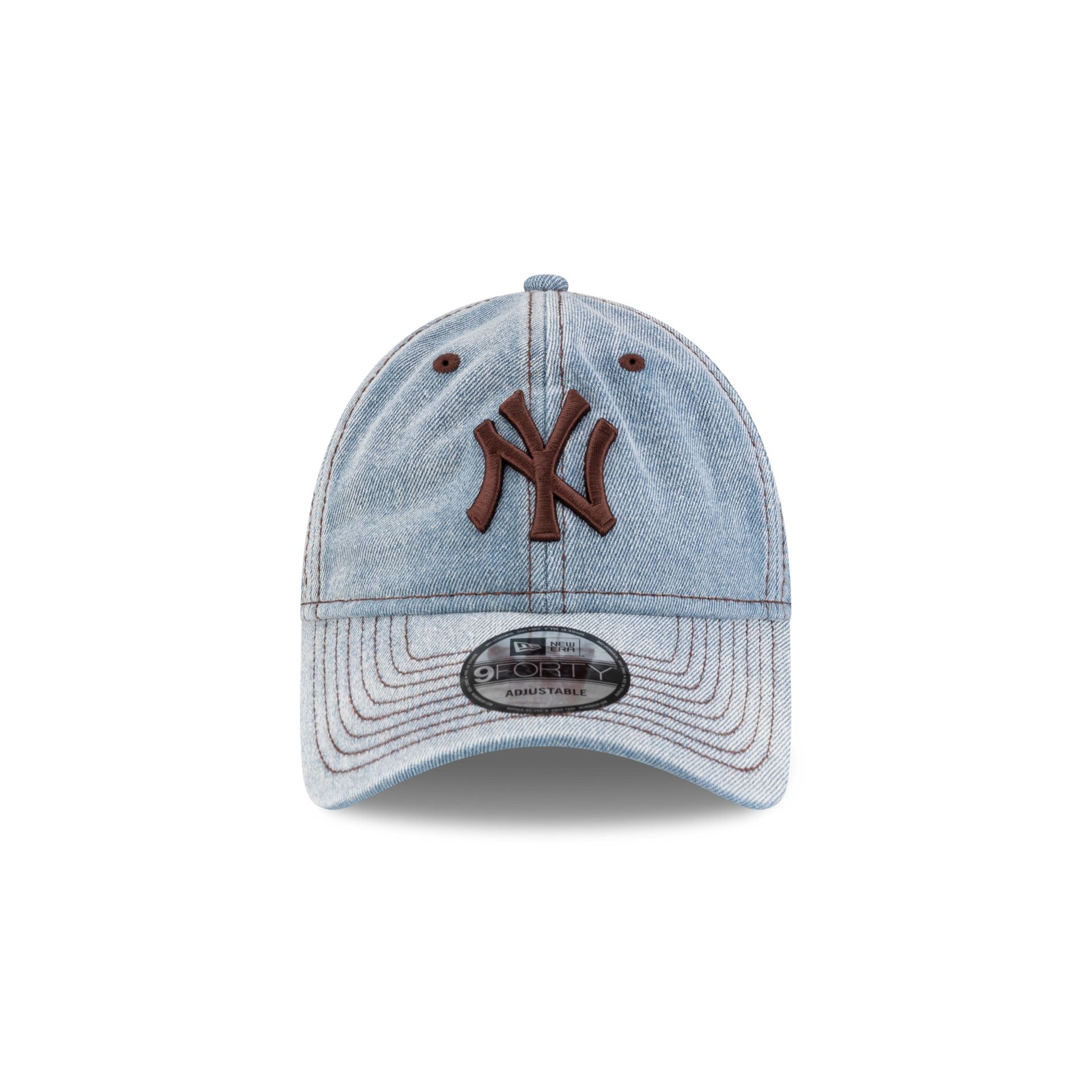 New York Yankees Light Blue Denim 9FORTY Adjustable Hat、mySite、vikingsvslions