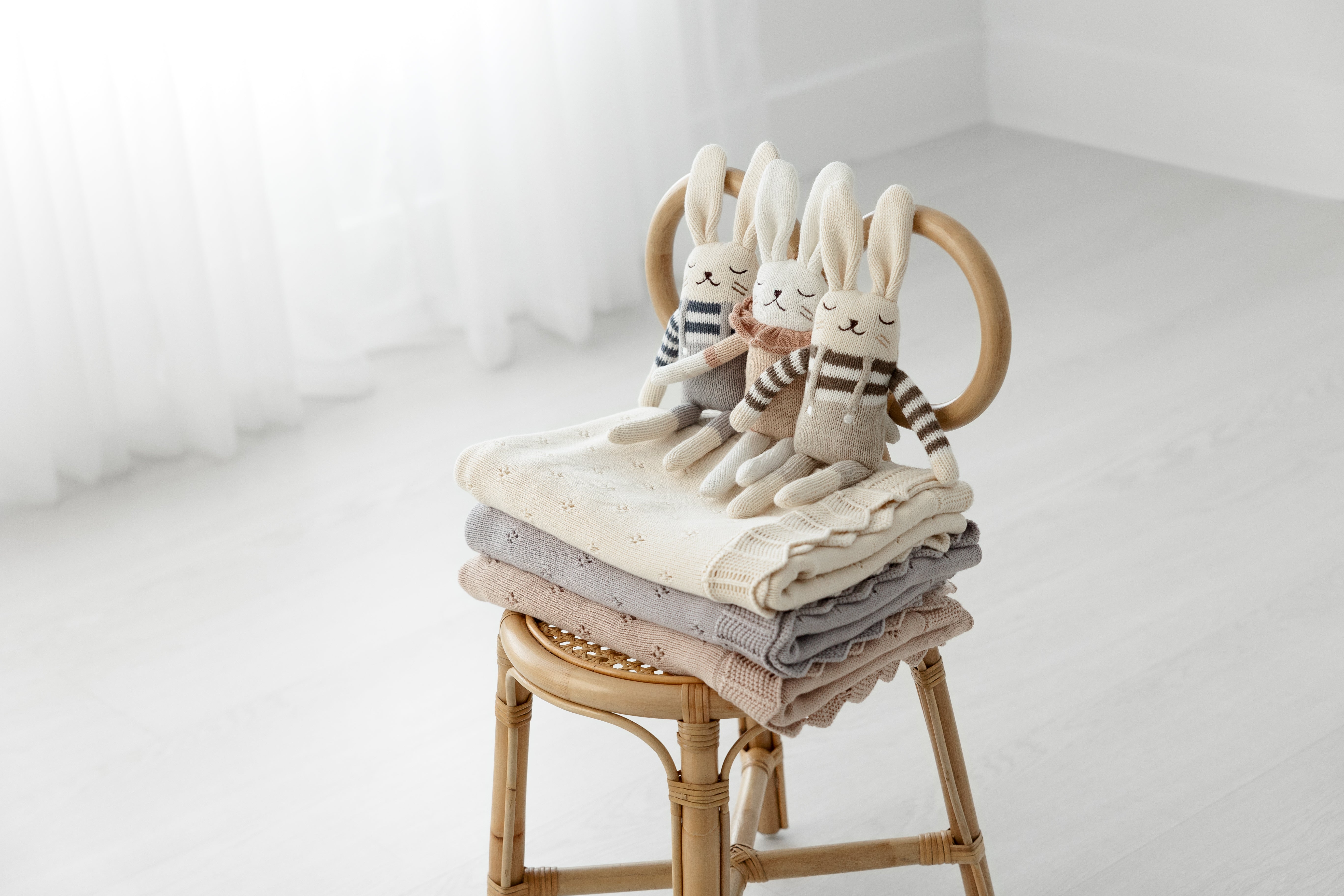  DH Scalloped Pointelle Blanket Nimbus Cloud、mySite、elrpsem3k