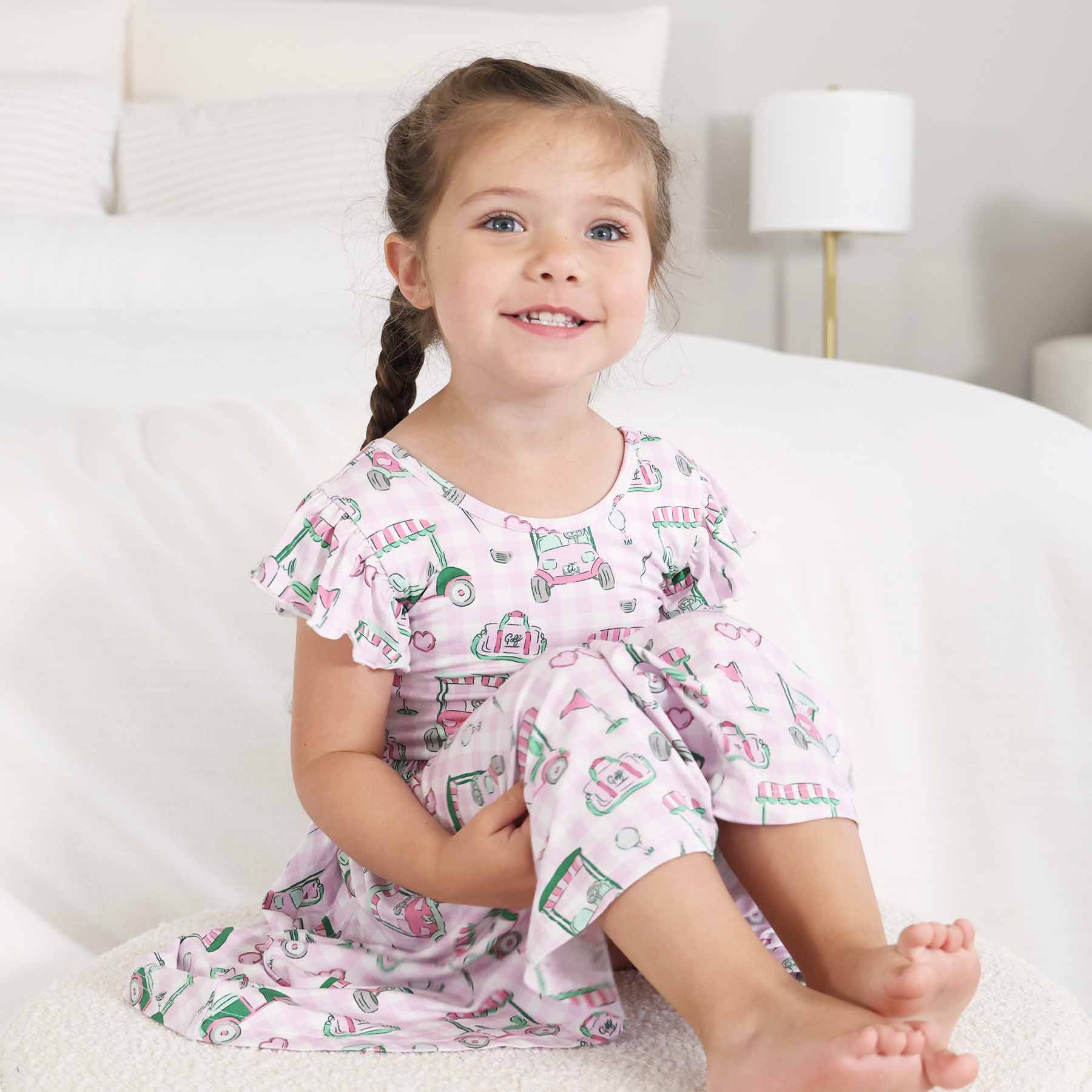  Ruffle Twirl Dress | Birdie Babes Pink、mySite、layawaytickets