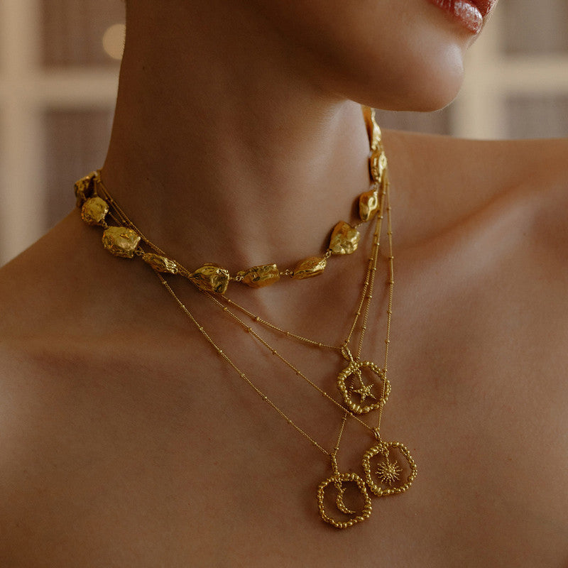 Star Charm Necklace | 14K Gold Plated、mySite、camillekostekn