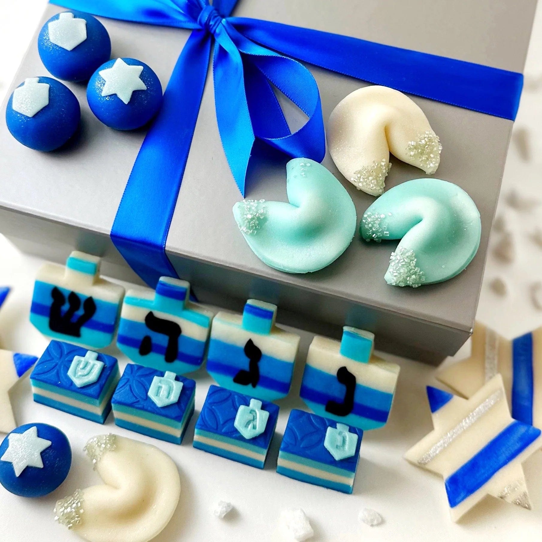 Marzipan Hanukkah Elegant Gift Basket、mySite、topwebapps
