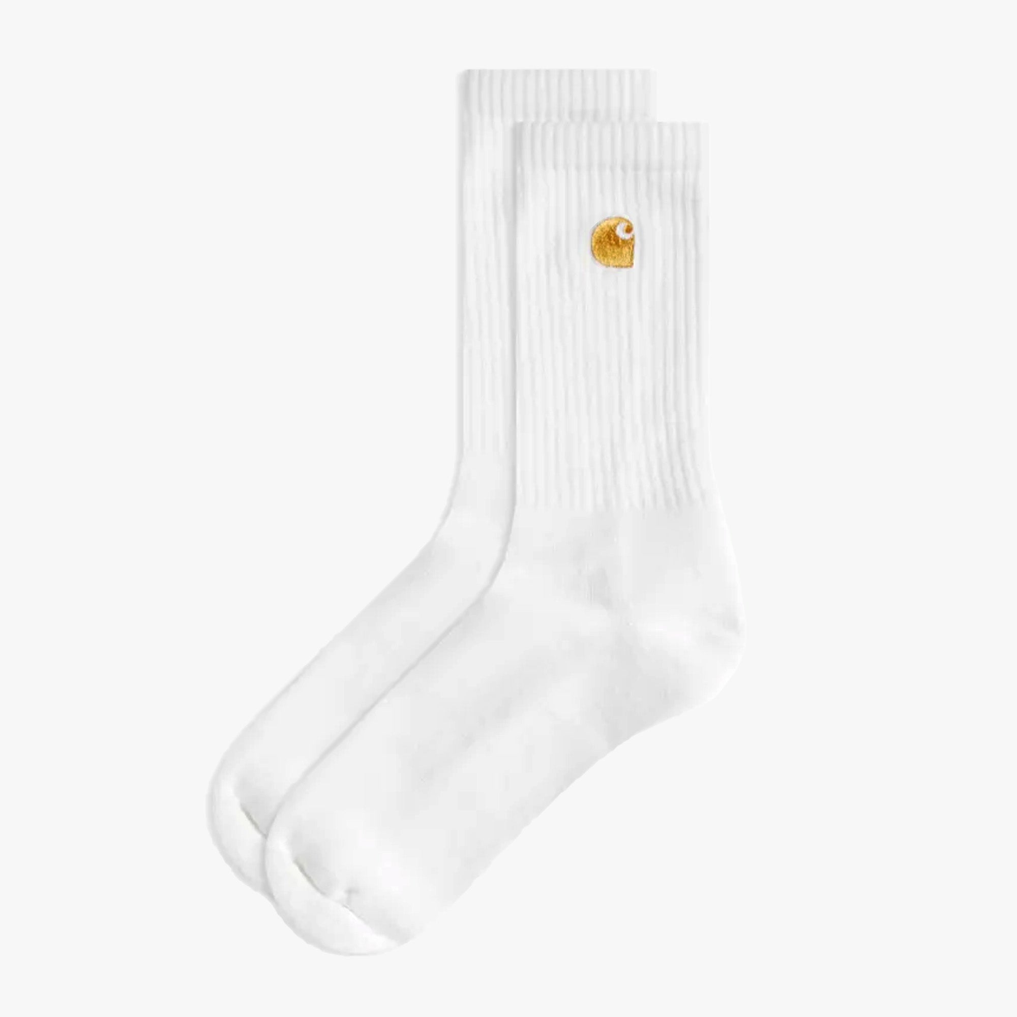 Carhartt WIP Chase Socks White / Gold、mySite、merchandisen