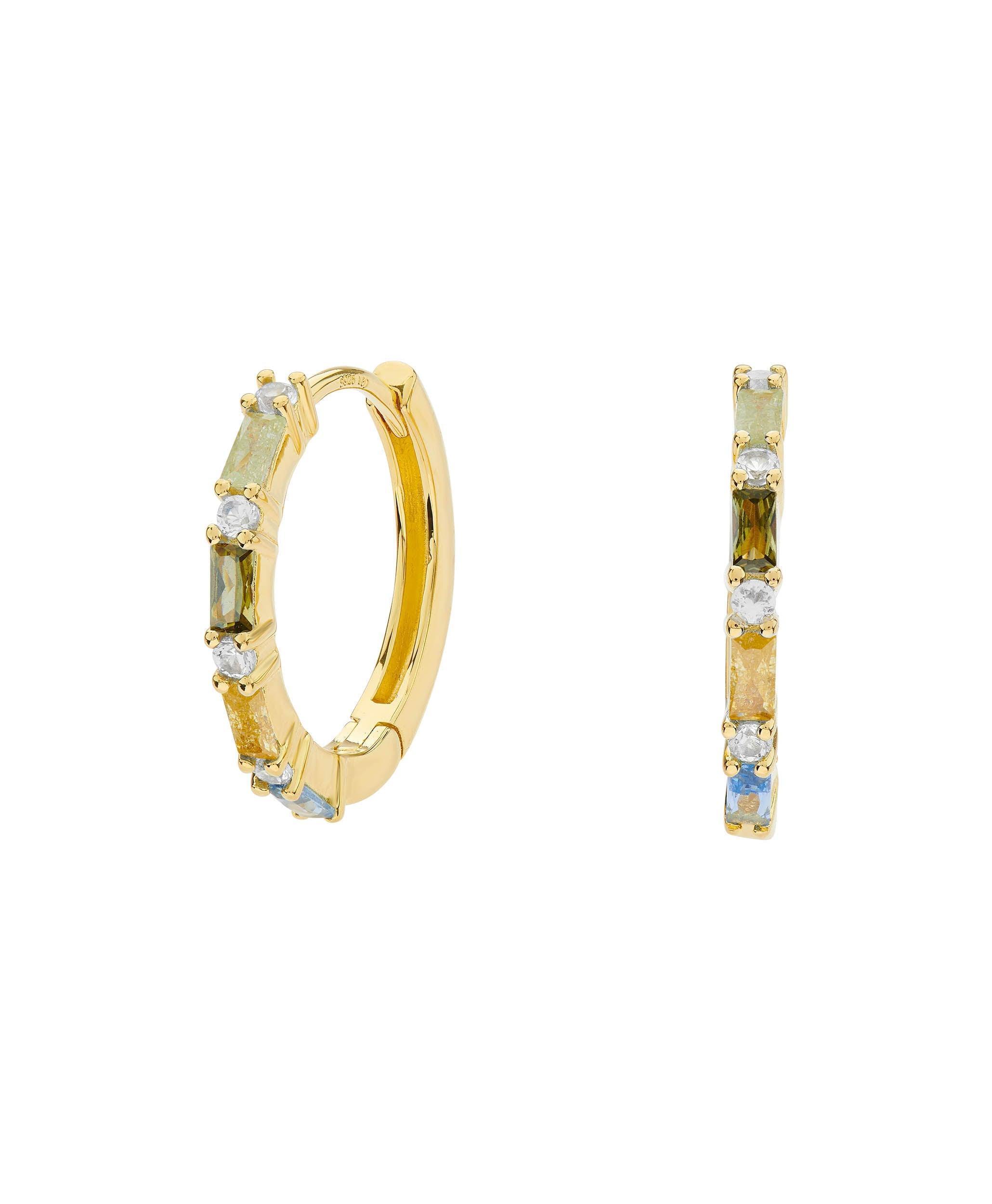 Lilja Creole Multi 18ct Gold Plated、mySite、botmansion