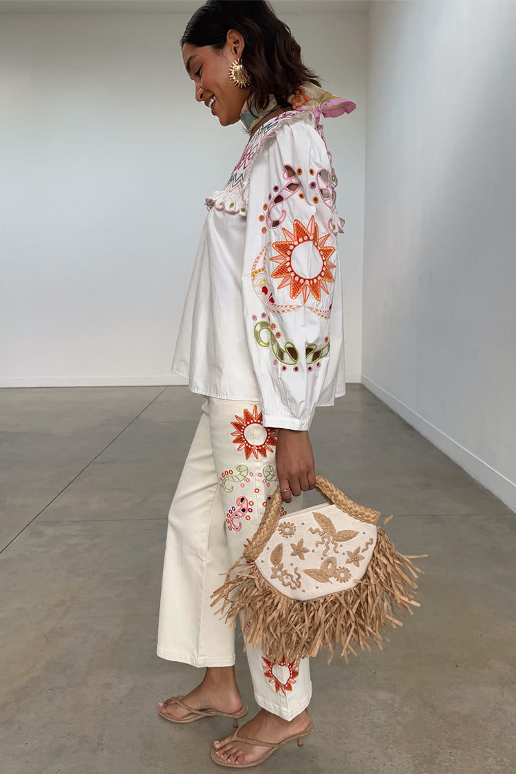 White Enchanted Maisie Top、mySite、solidvoid