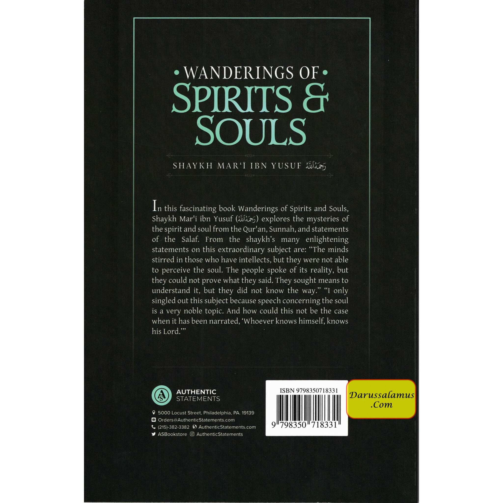 Wandering of Spirits and Souls by Shaykh Mart ibn Yusuf、mySite、topwebapps