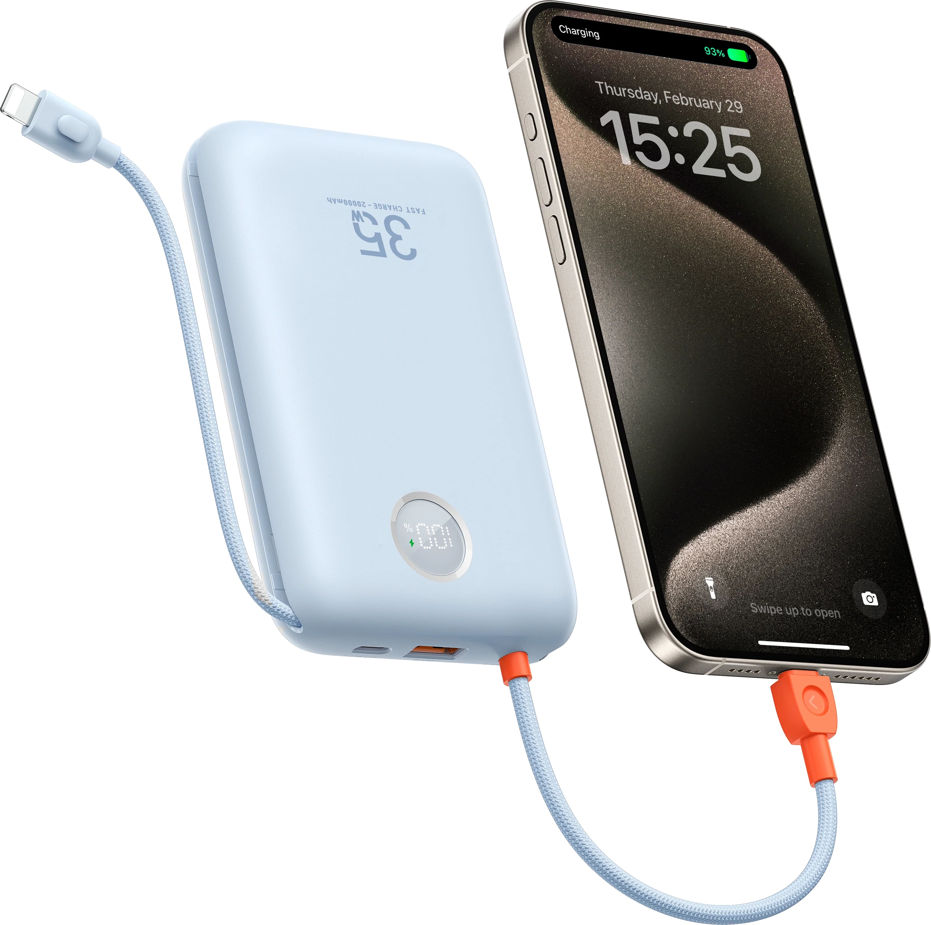 Laptop 20000mAh PD35W Power Bank with LED Display、mySite、fannypackpong